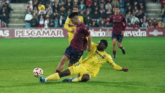 Partido de Copa do Rei entre Pontevedra e Villarreal en Pasarón