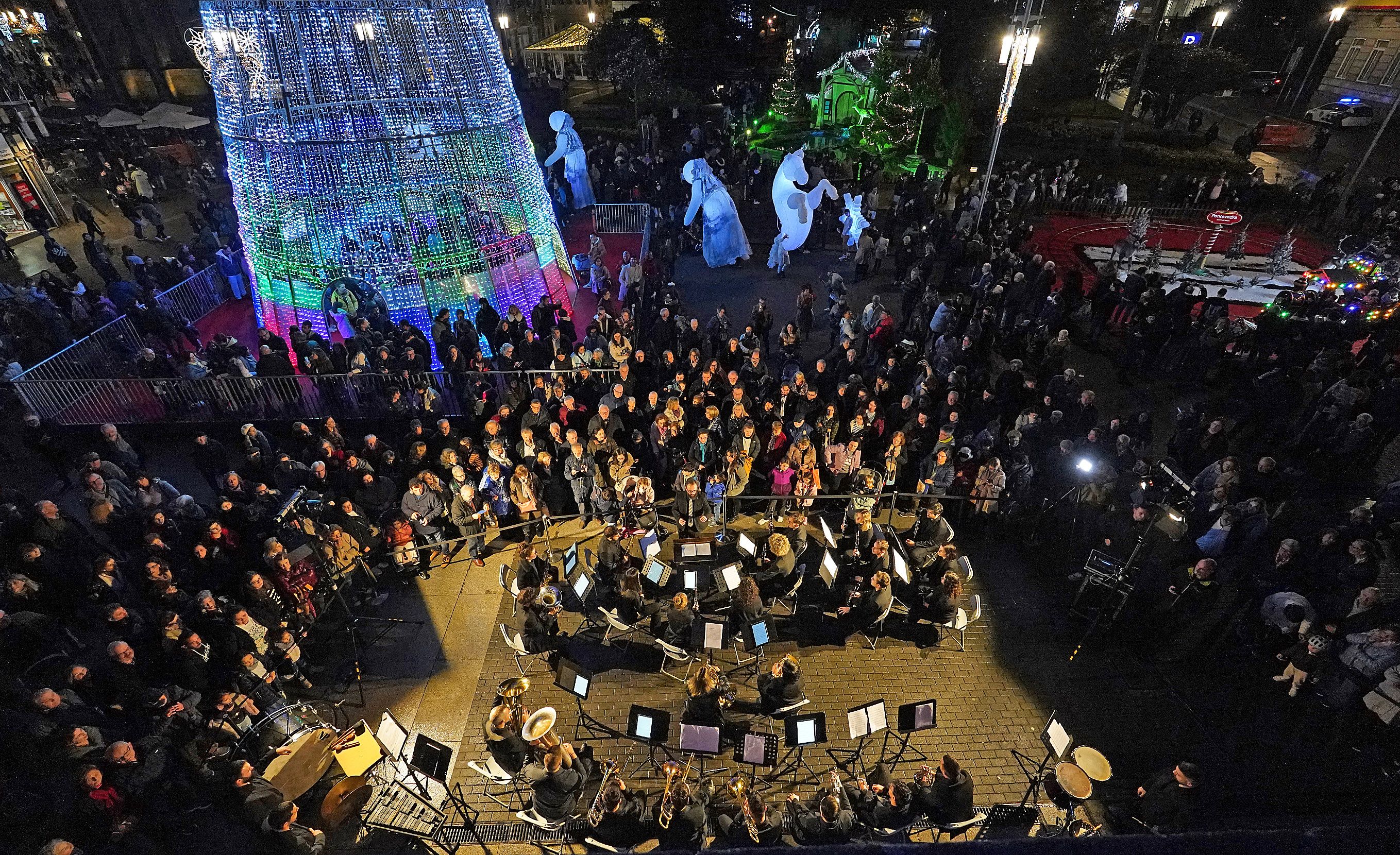 Pontevedra inaugura as luces de Nadal