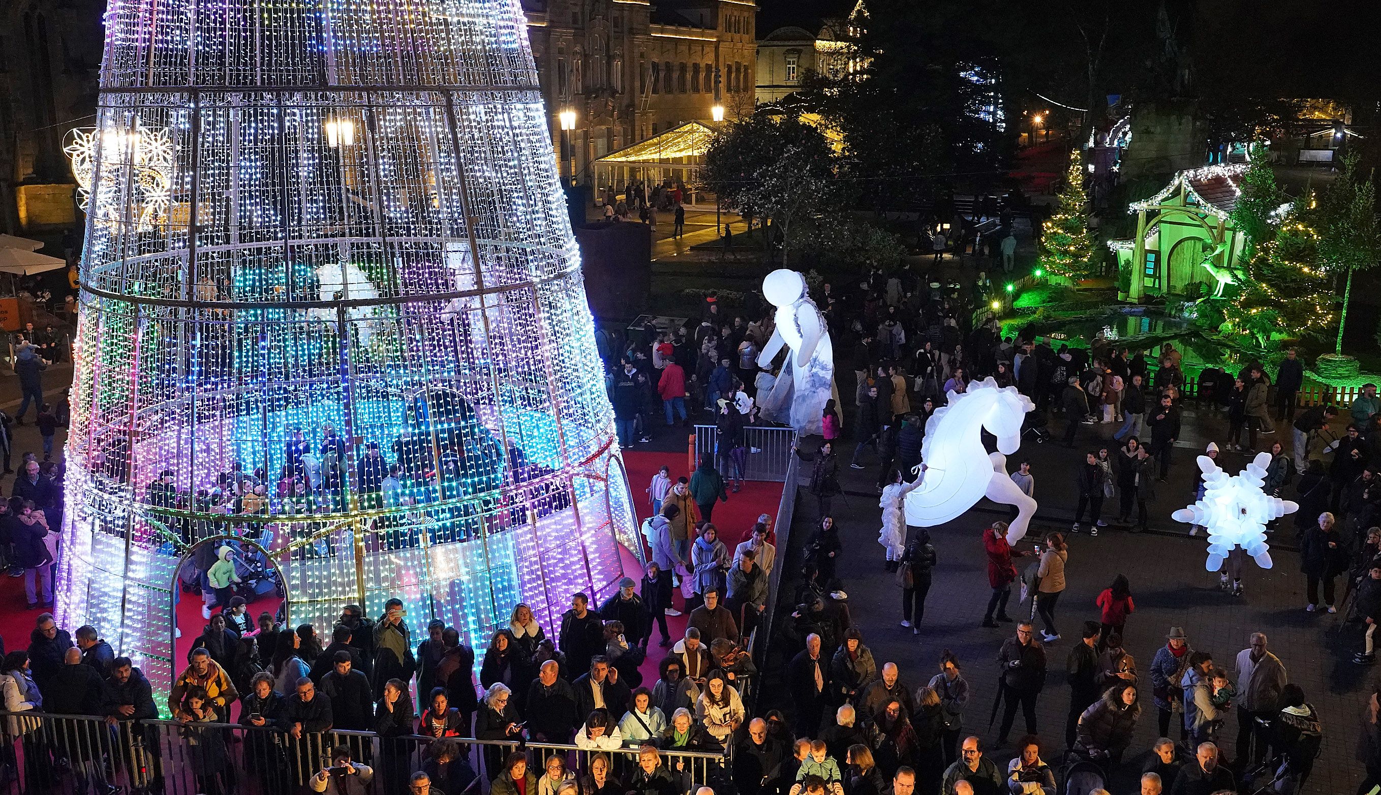 Pontevedra inaugura as luces de Nadal