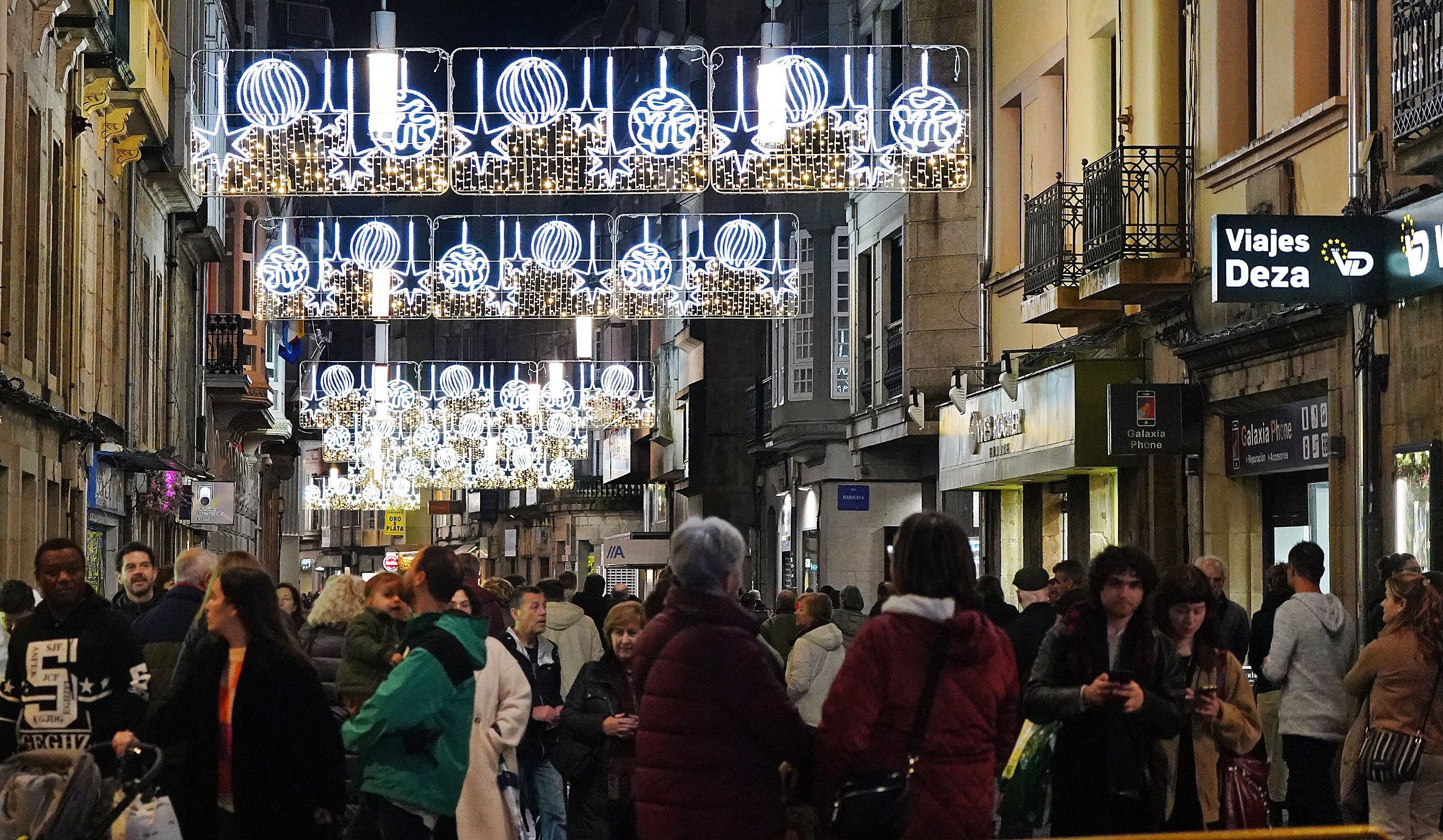 Pontevedra inaugura as luces de Nadal