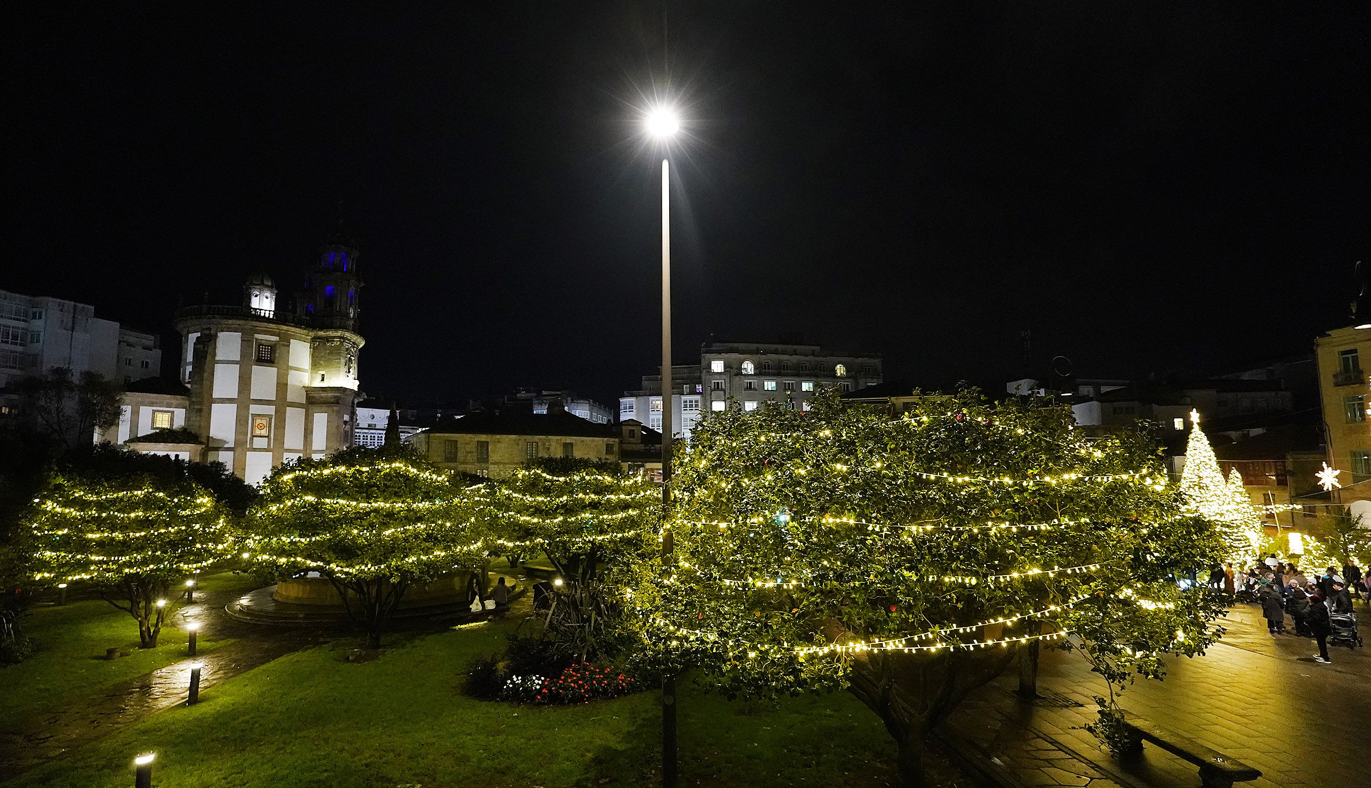 Pontevedra inaugura as luces de Nadal