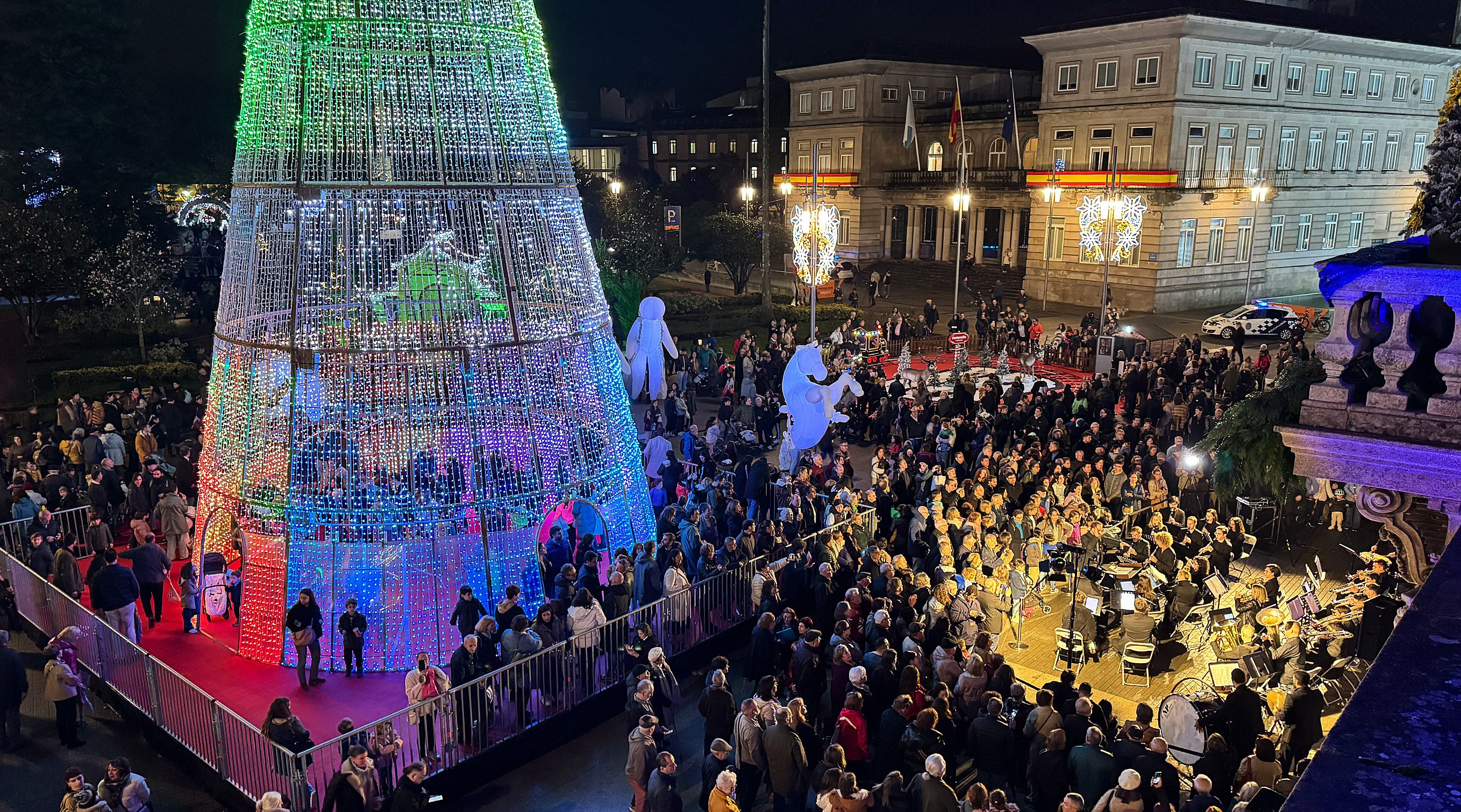 Pontevedra inaugura as luces de Nadal