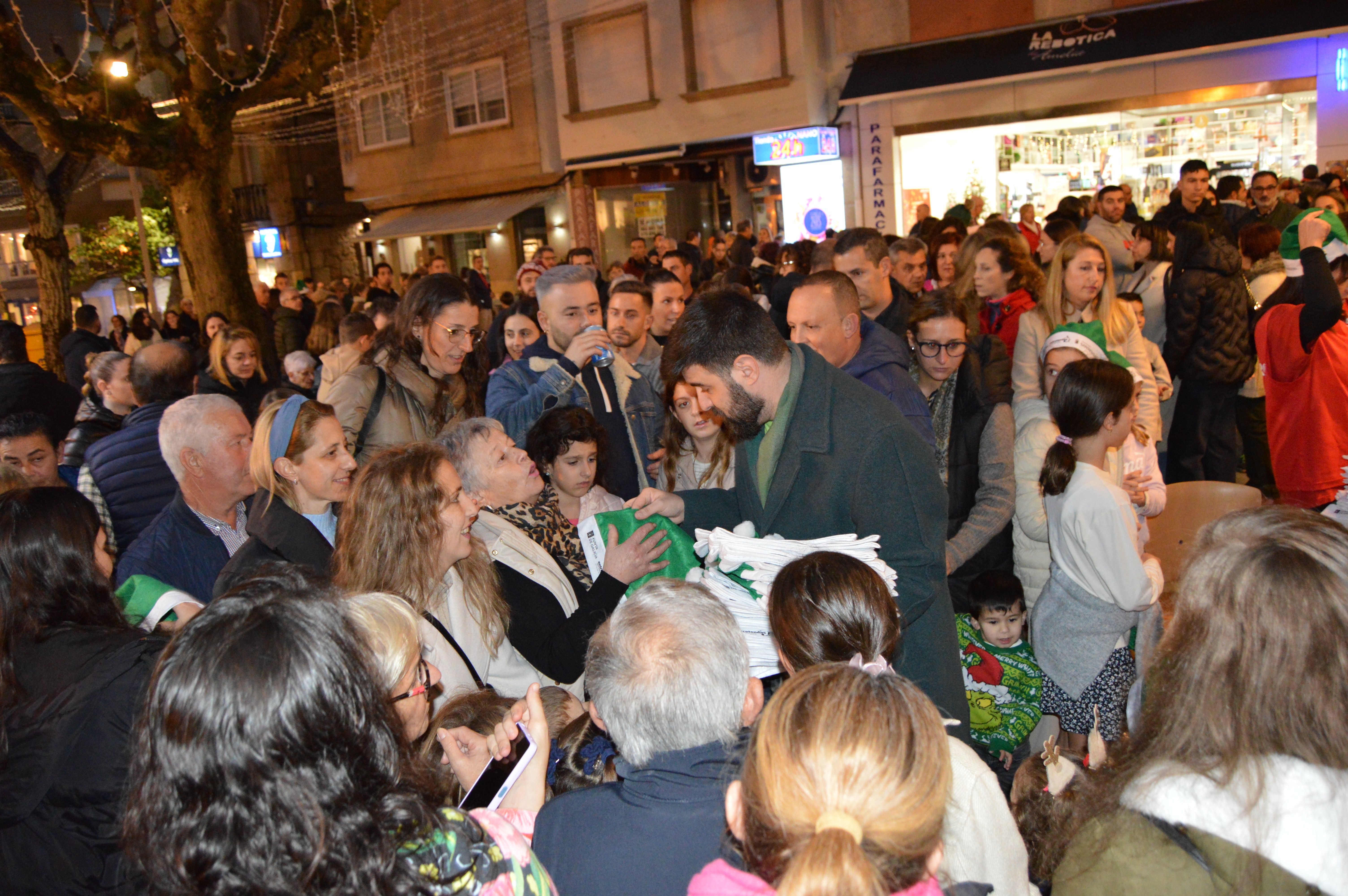 Acendido das luces de Nadal en Sanxenxo