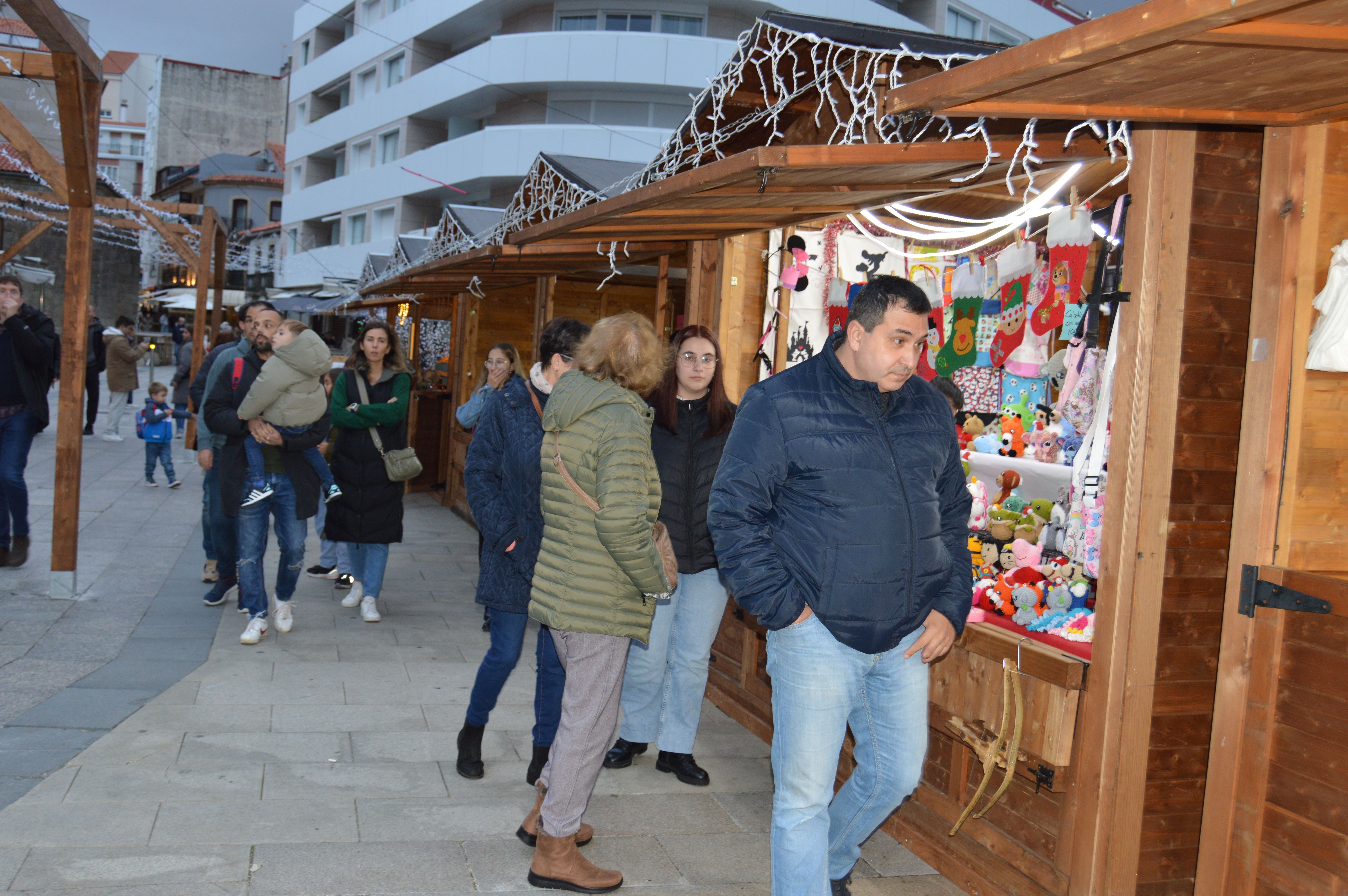 Acendido das luces de Nadal en Sanxenxo