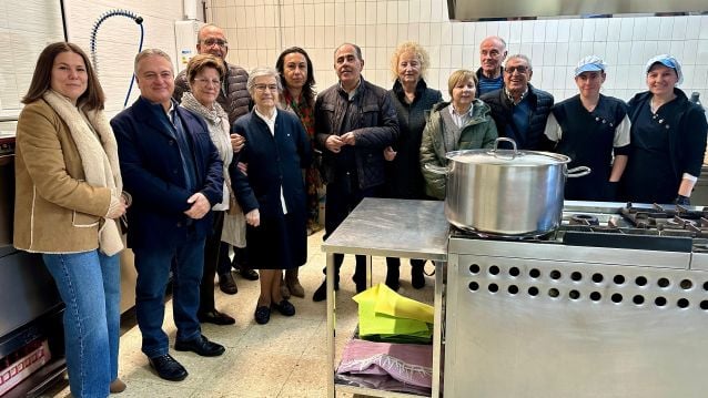 Visita ao comedor social das Voluntarias da Caridade de San Vicente de Paúl