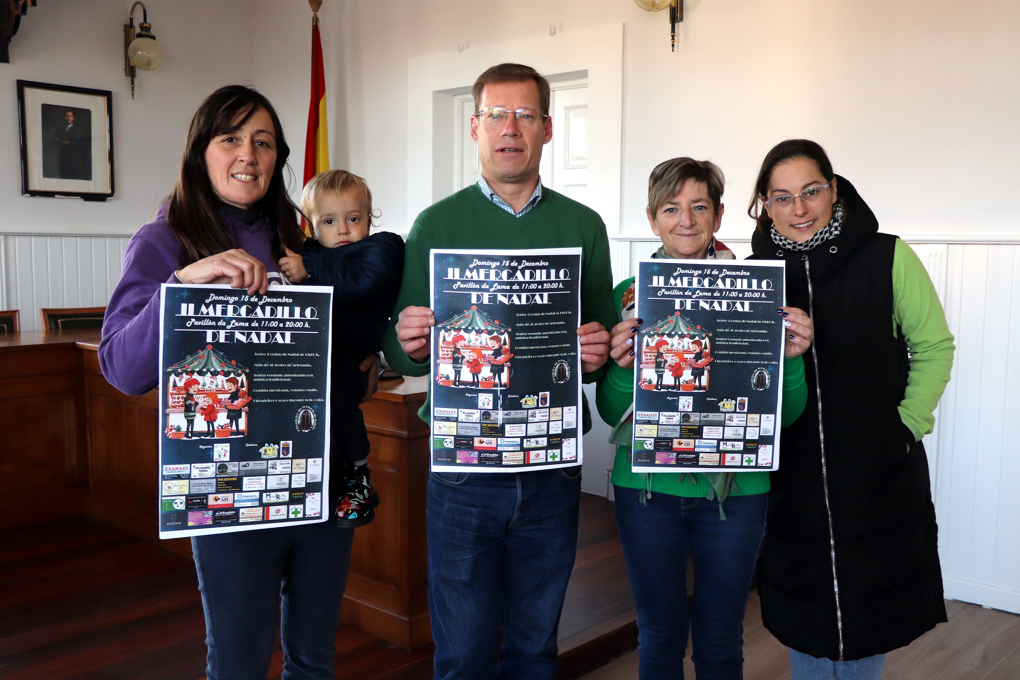 Presentación do Mercadillo de Nadal na Lama