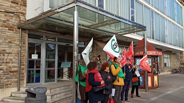 Protesta contra a vulneración do acordo por parte do SERGAS