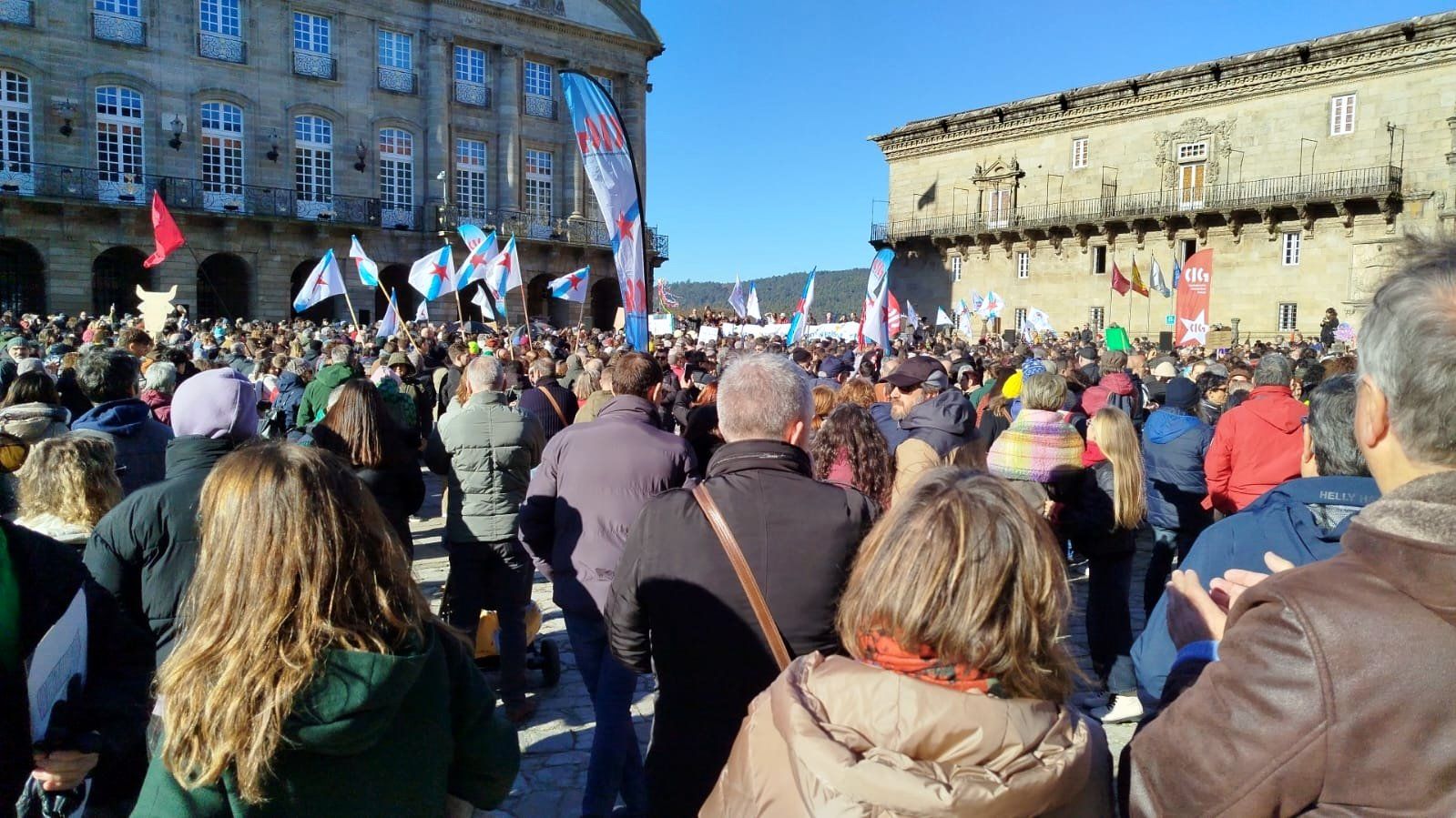 Marcha contra o proxecto de Altri en Palas de Rei