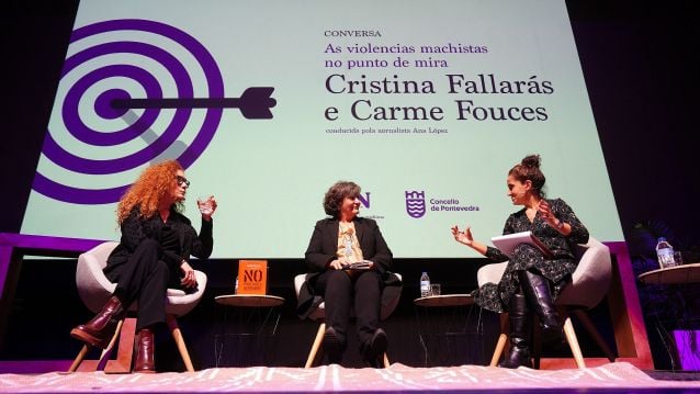 Coloquio entre Ana López, Cristina Fallarás e Carmen Fouces