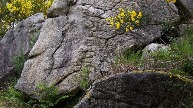 A Cabeza do Mouro, selado acceso ás galerías castrexas.