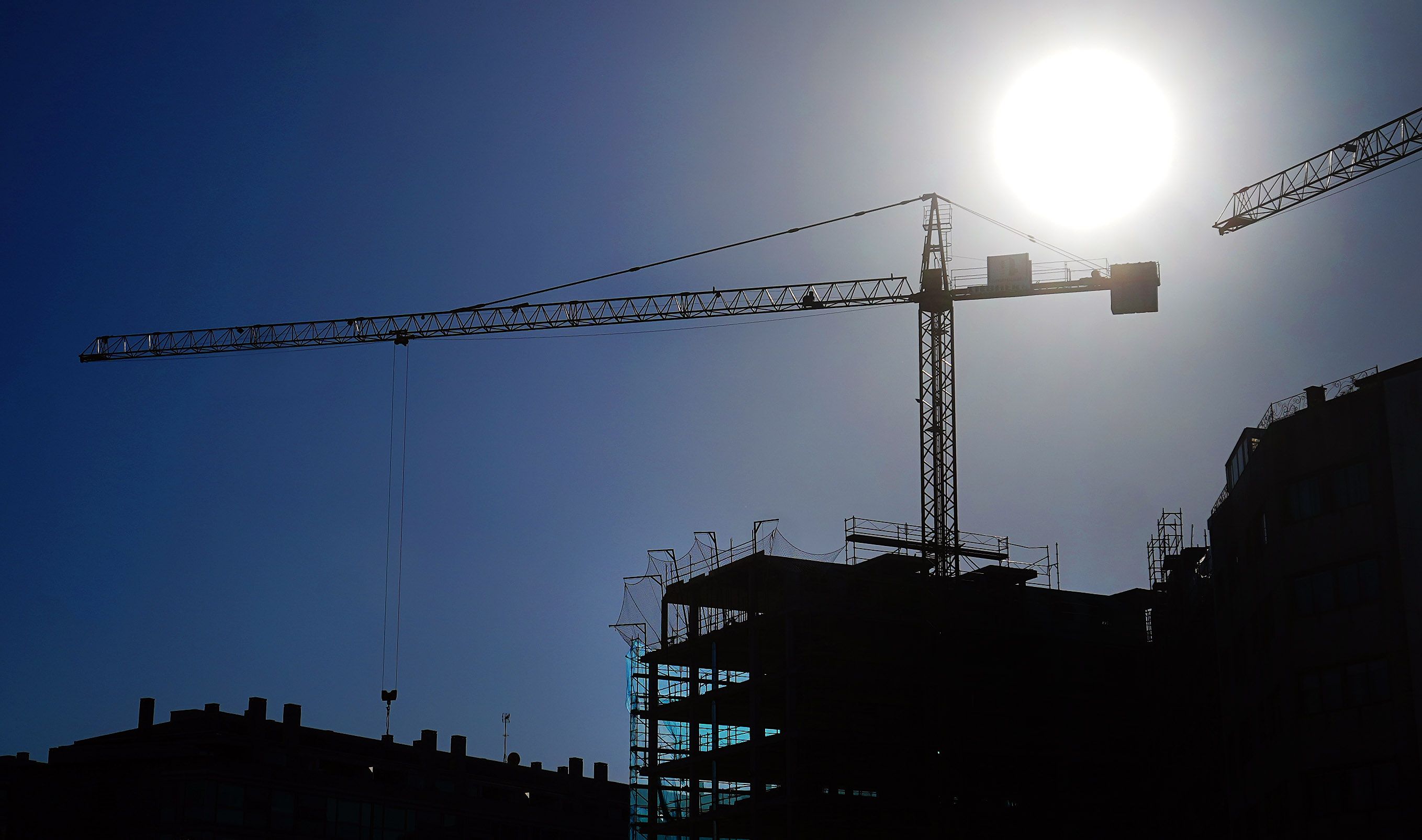 Edificio en construción en Pontevedra