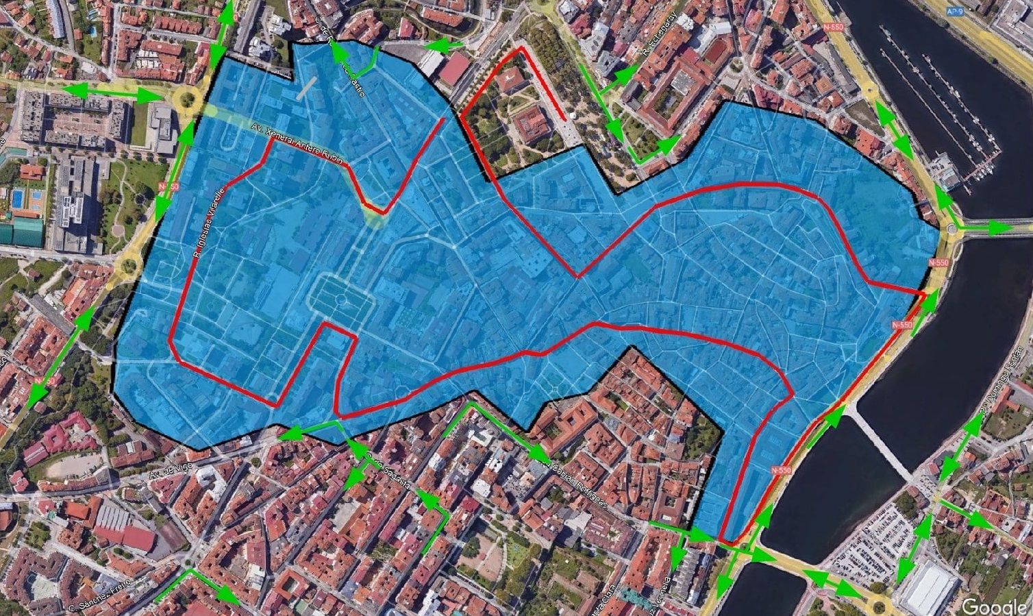 Plan de mobilidade pola carreira San Silvestre