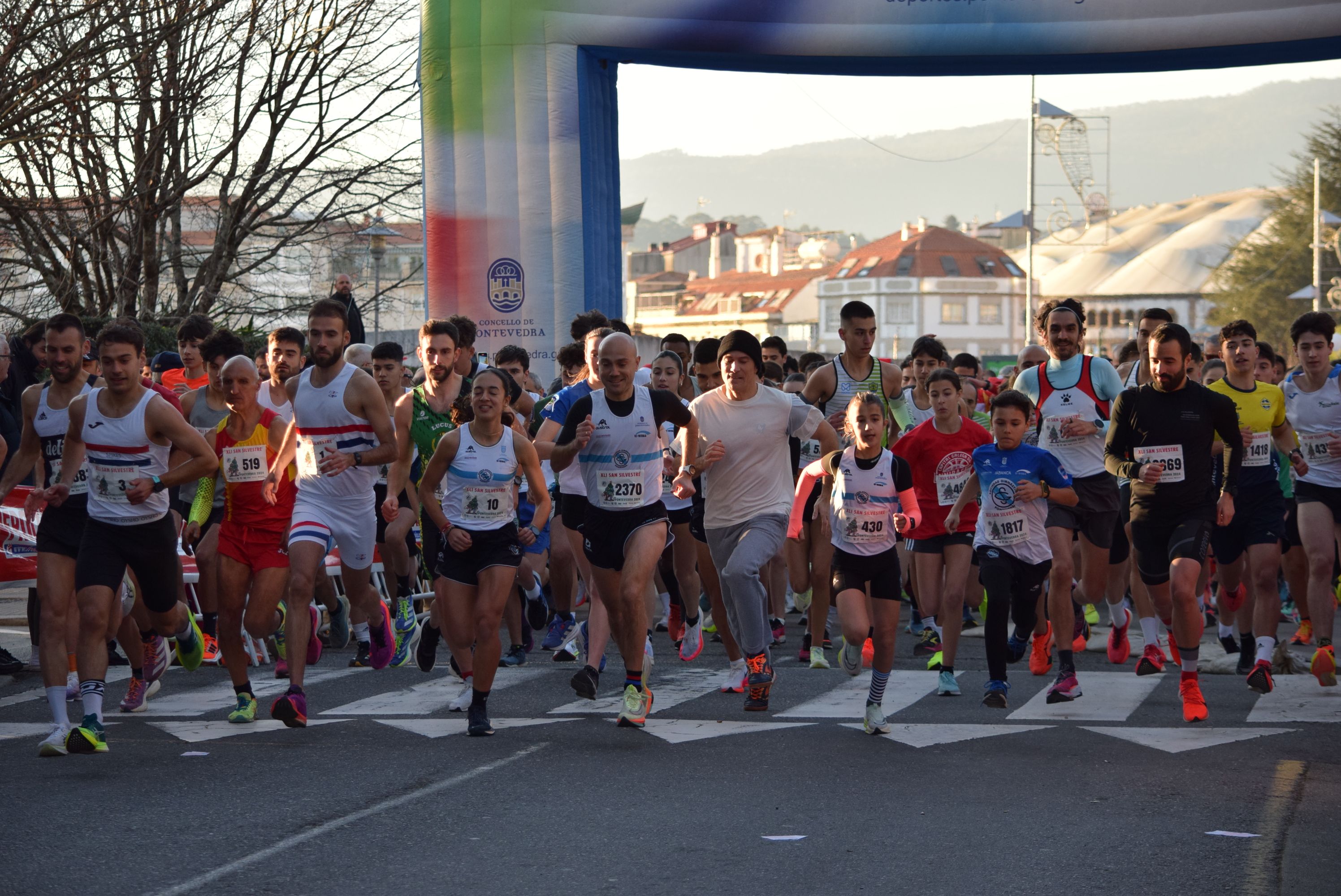 San Silvestre 2024 en Pontevedra