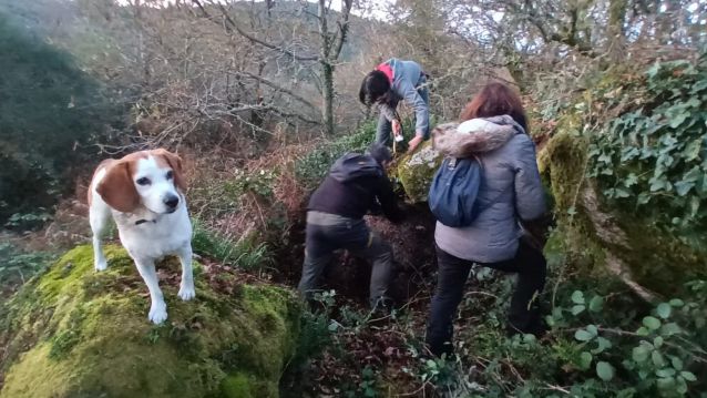 Exploradores de Capitán Gosende no Castra Seghón.