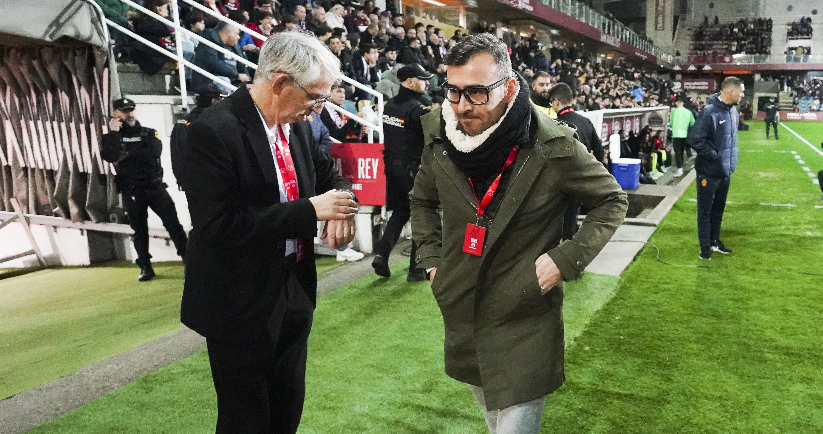 Partido de Copa do Rei entre Pontevedra e Mallorca en Pasarón