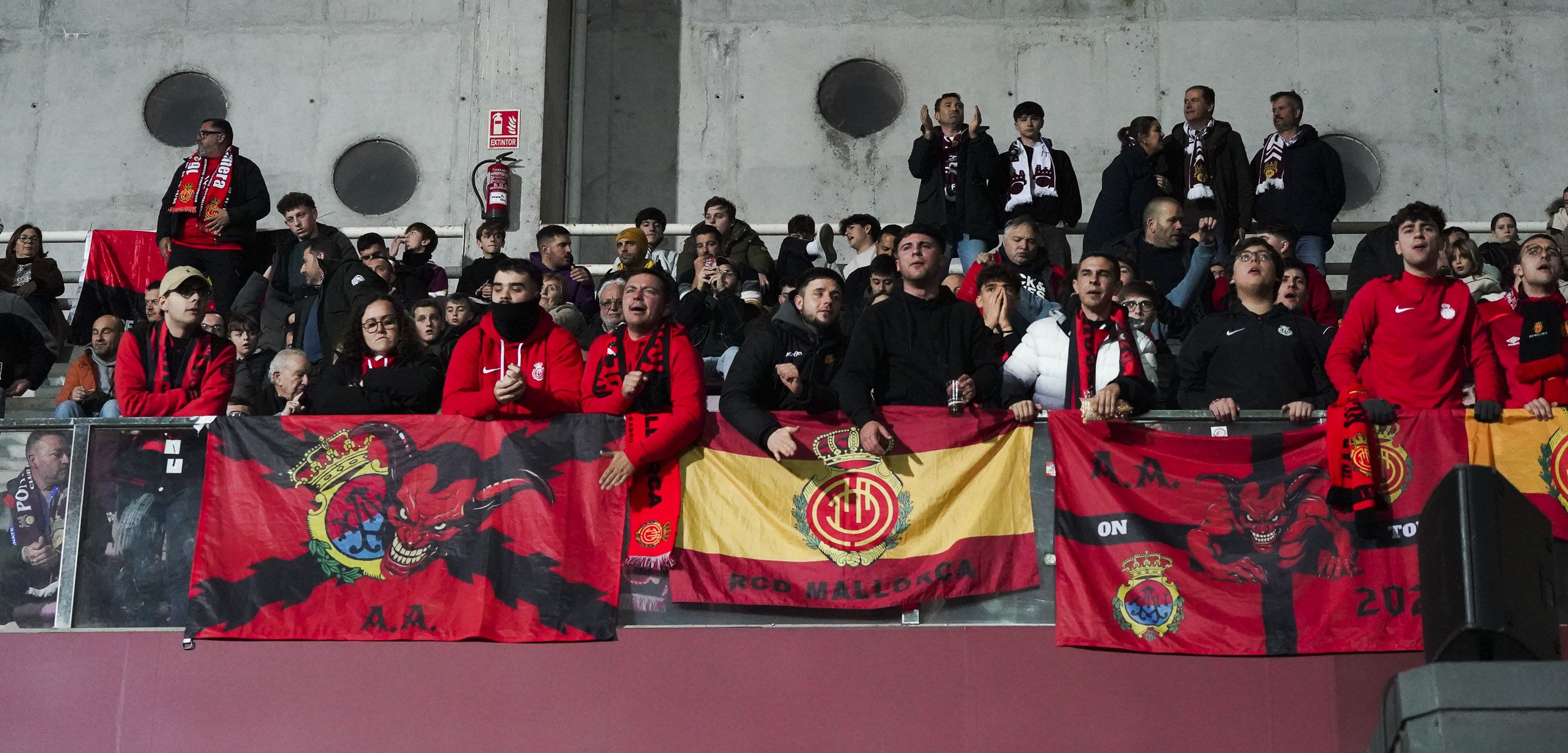 Partido de Copa do Rei entre Pontevedra e Mallorca en Pasarón