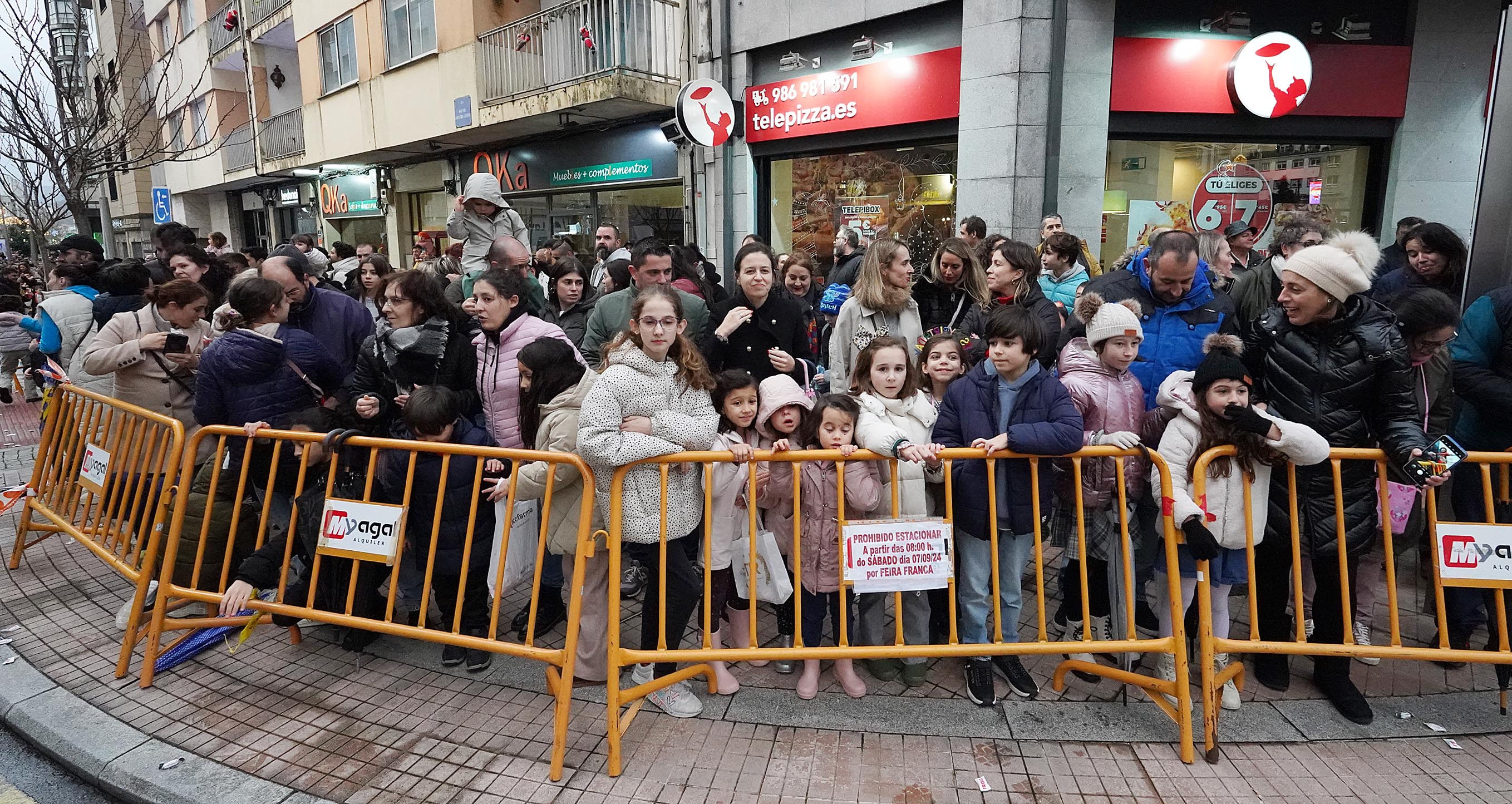 Cabalgata dos Reis Magos en Pontevedra