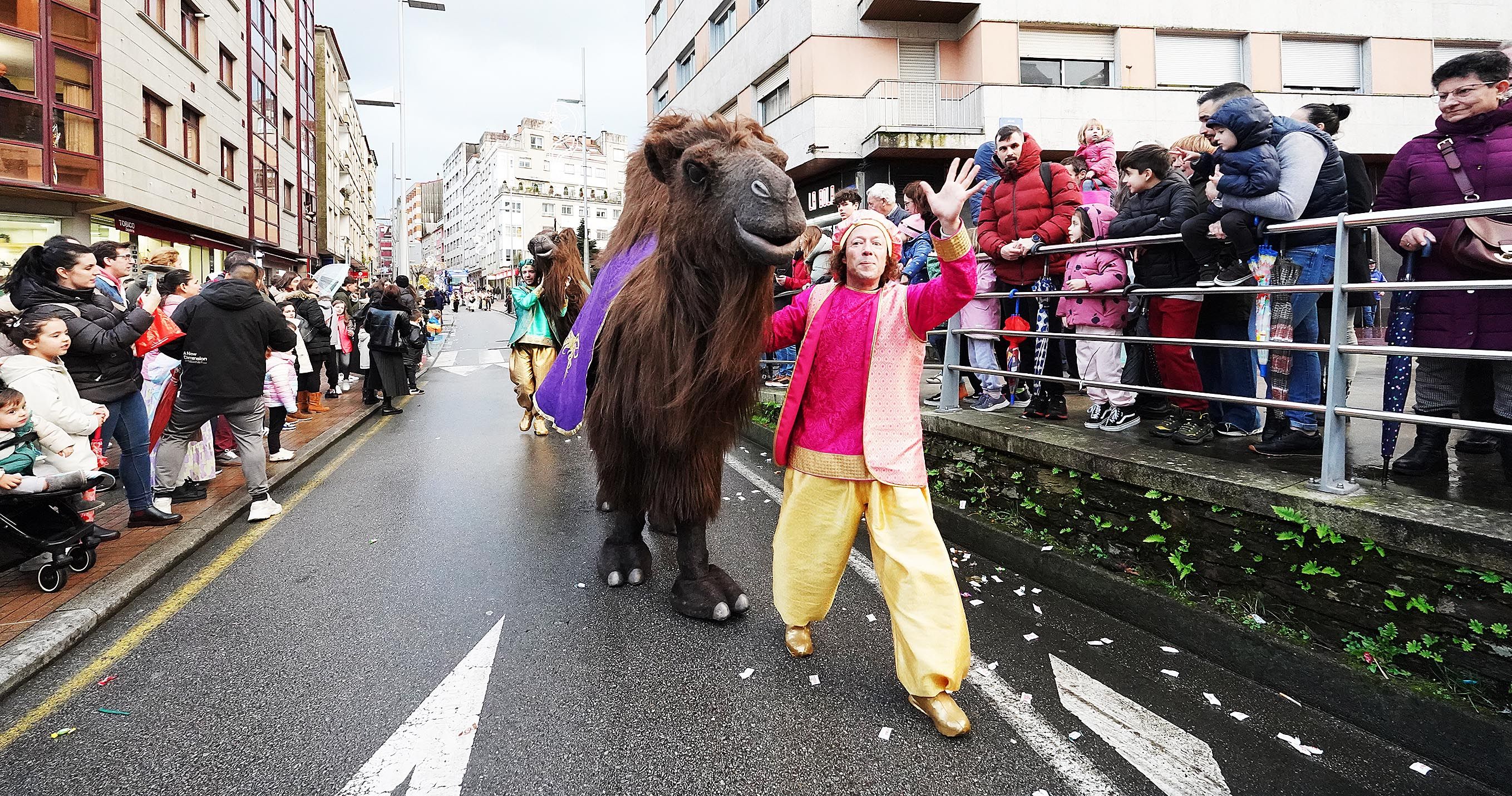 Cabalgata dos Reis Magos en Pontevedra