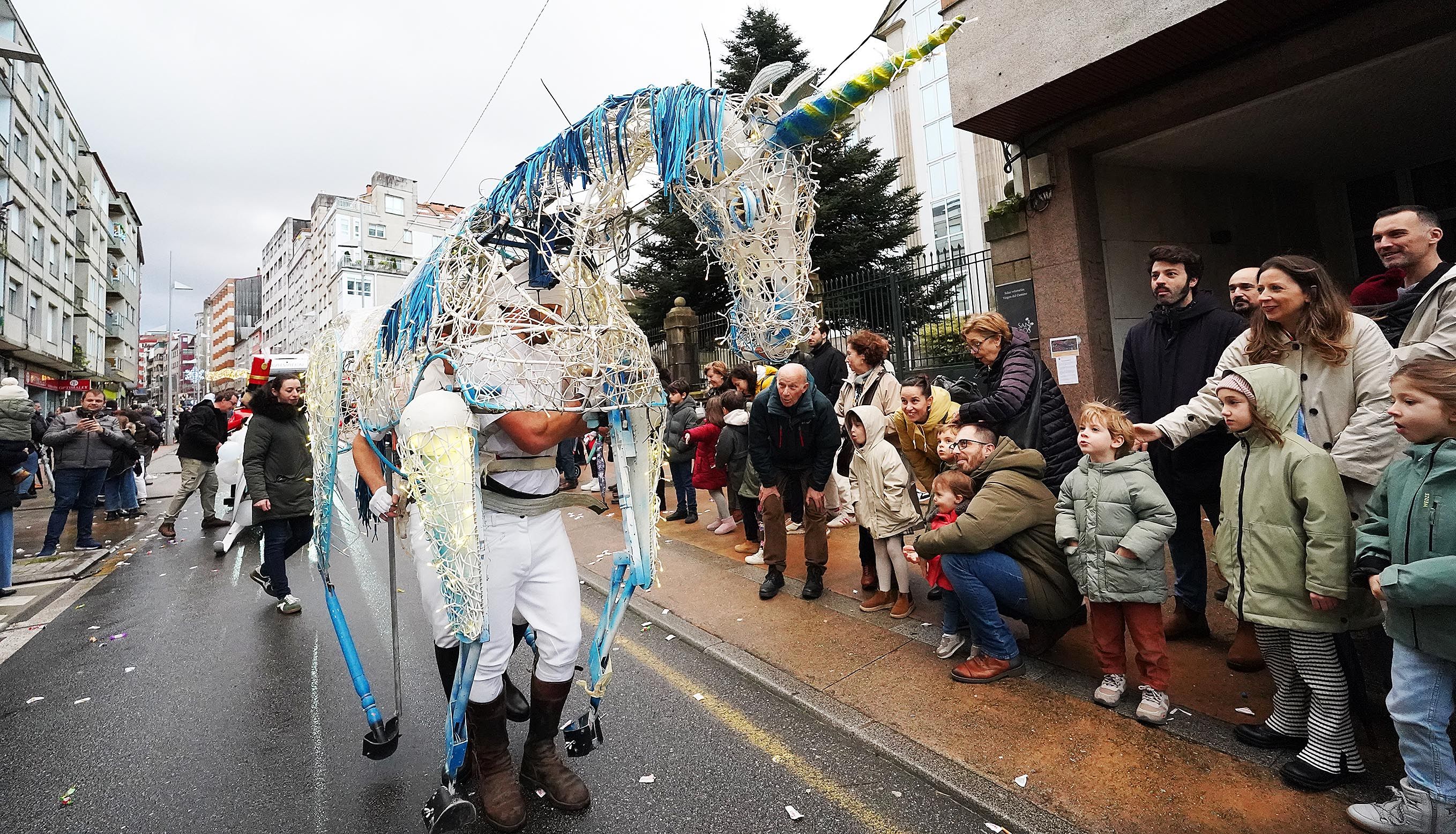 Cabalgata dos Reis Magos en Pontevedra