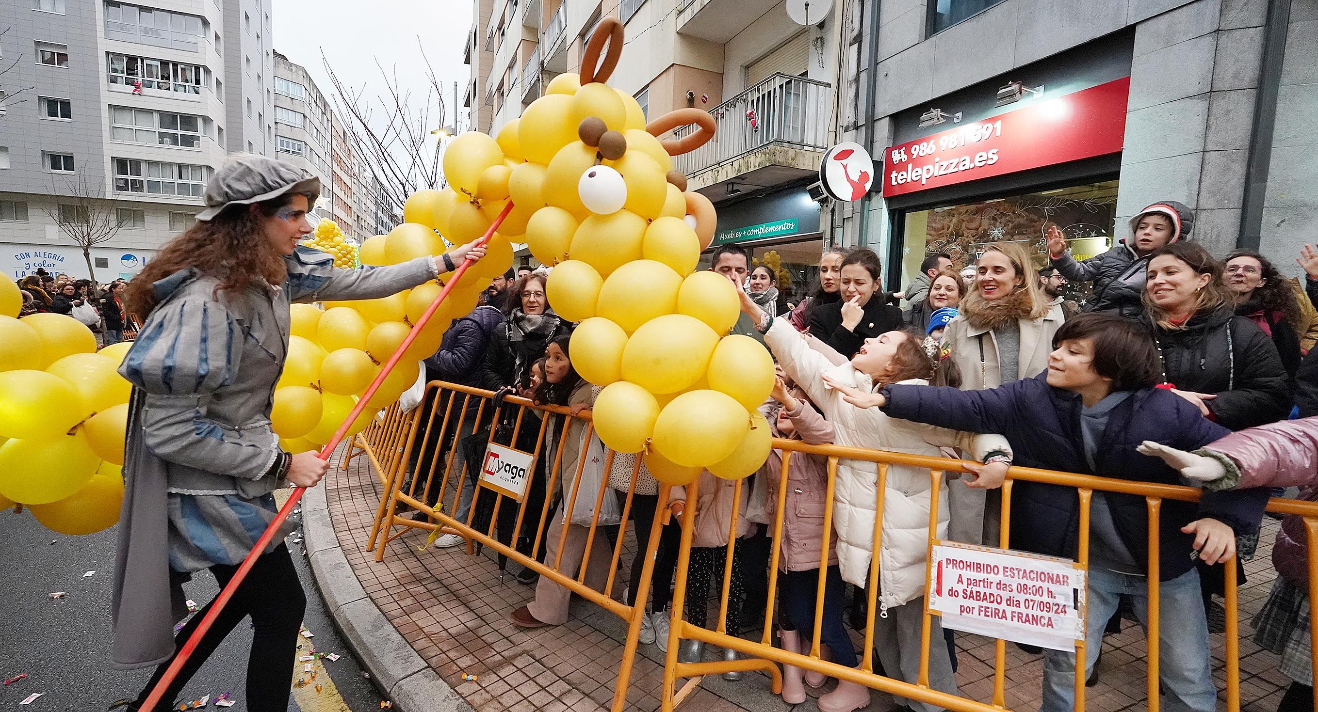 Cabalgata dos Reis Magos en Pontevedra