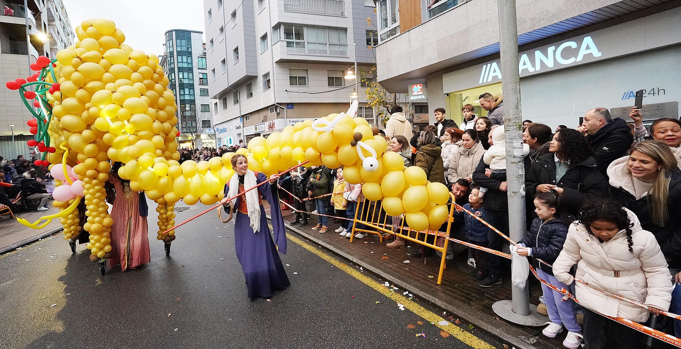 Cabalgata dos Reis Magos en Pontevedra