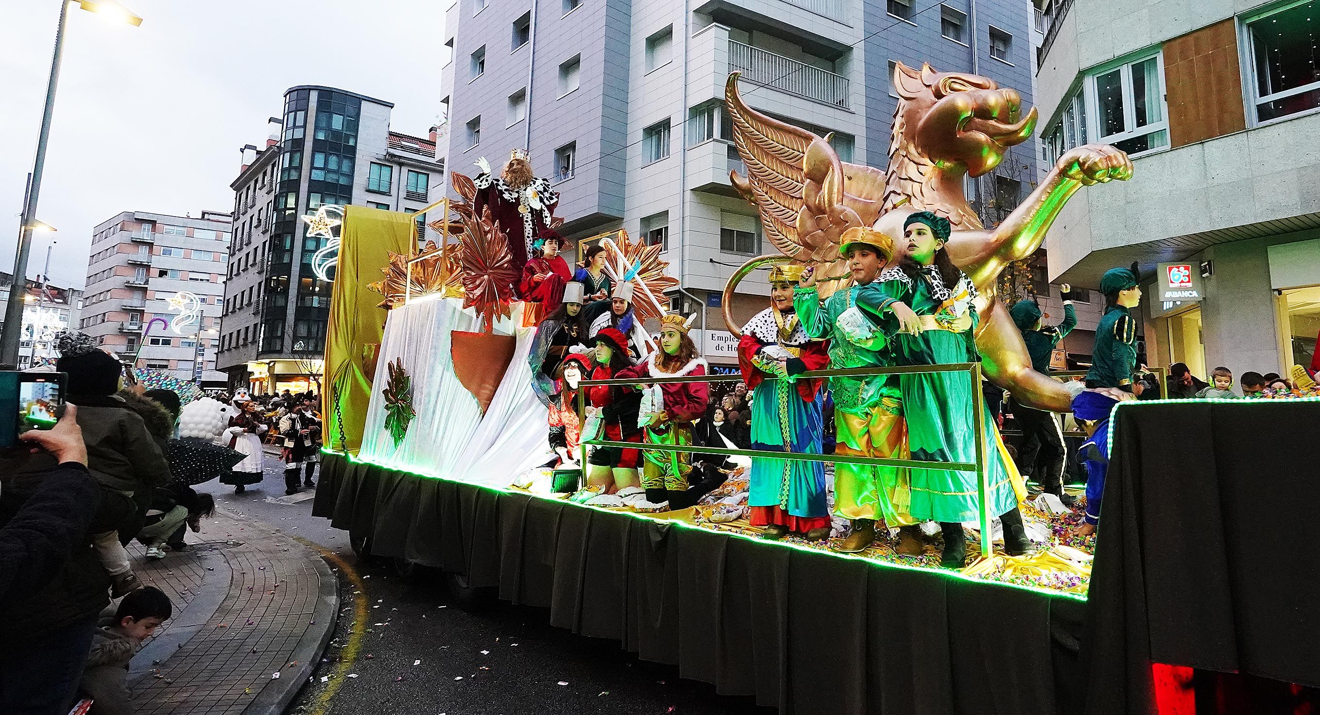 Cabalgata dos Reis Magos en Pontevedra