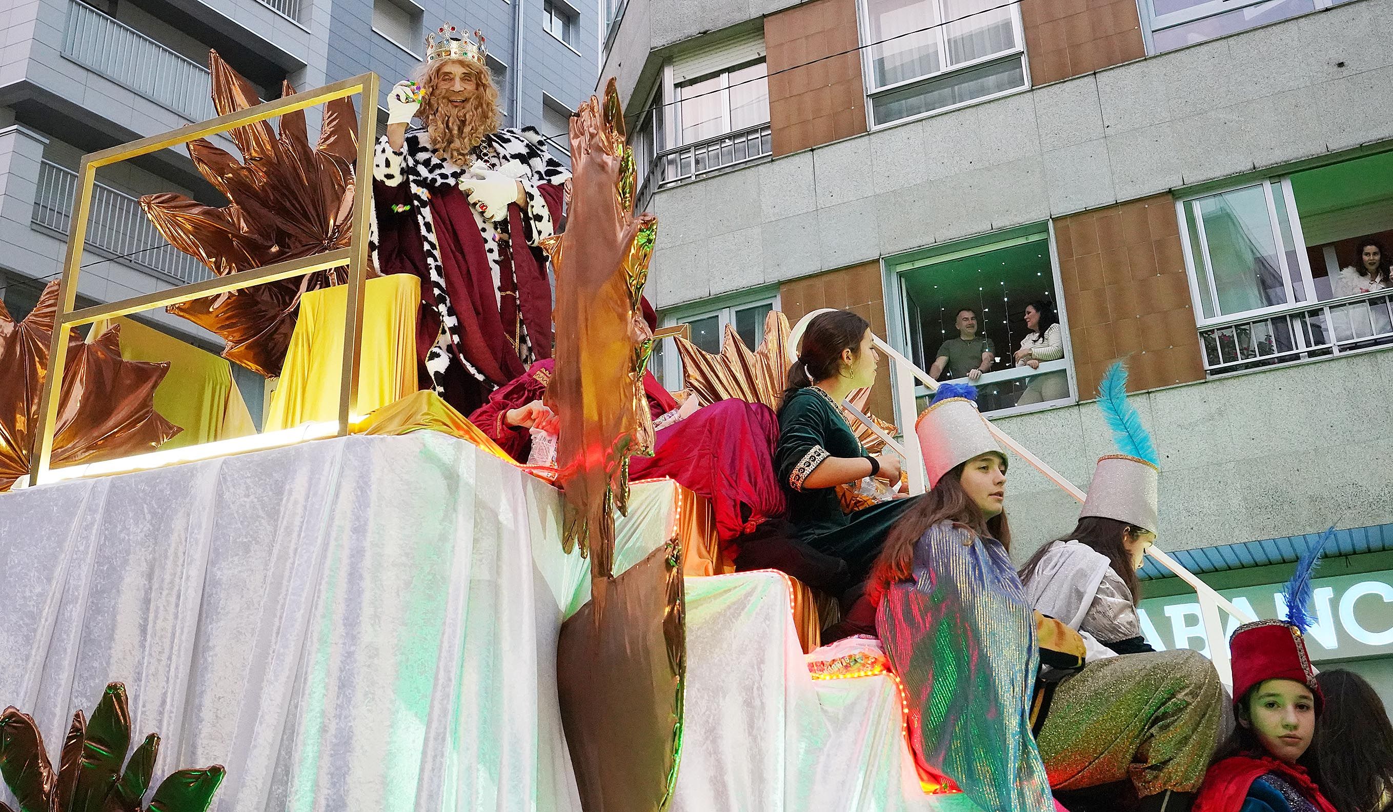 Cabalgata dos Reis Magos en Pontevedra