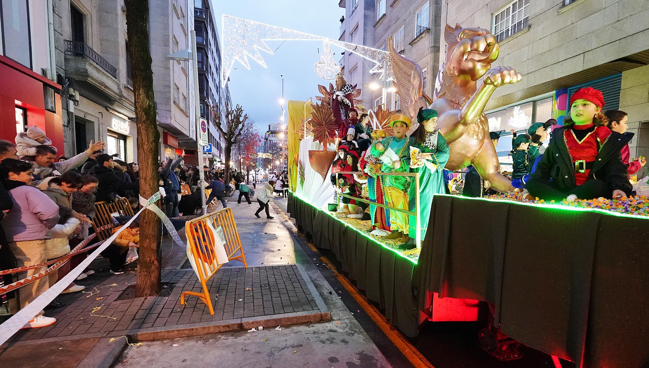 Cabalgata dos Reis Magos en Pontevedra