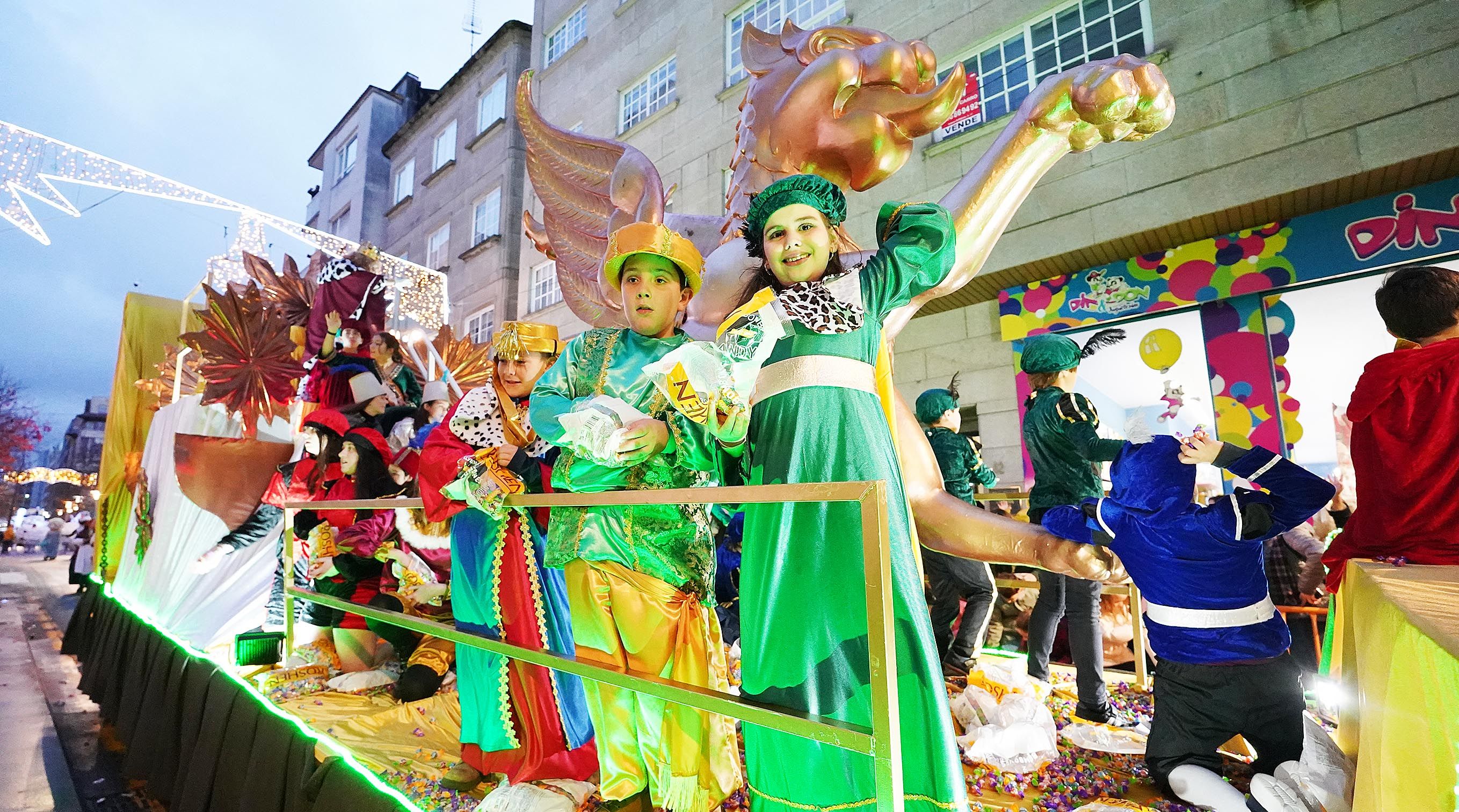 Cabalgata dos Reis Magos en Pontevedra