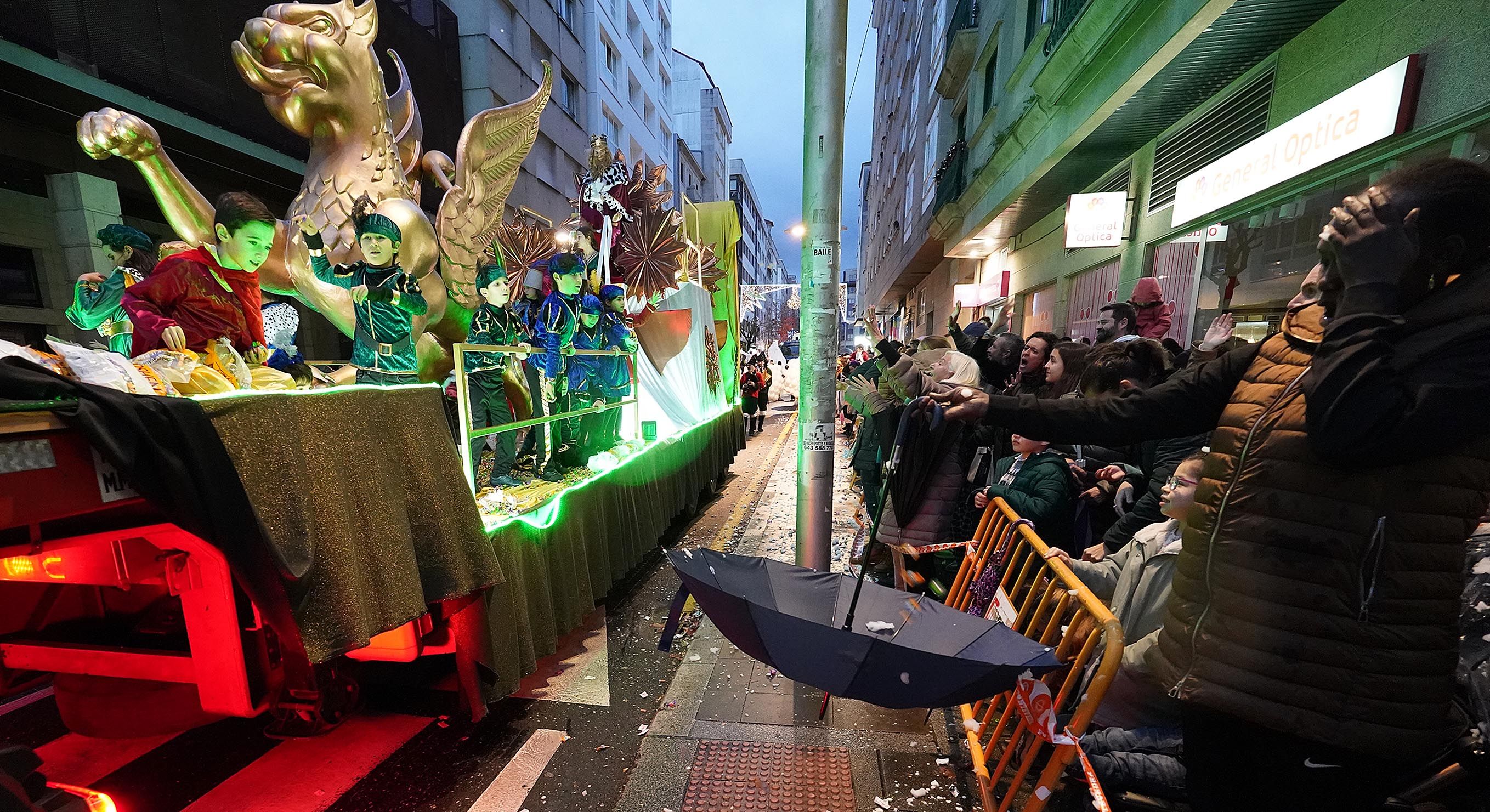 Cabalgata dos Reis Magos en Pontevedra