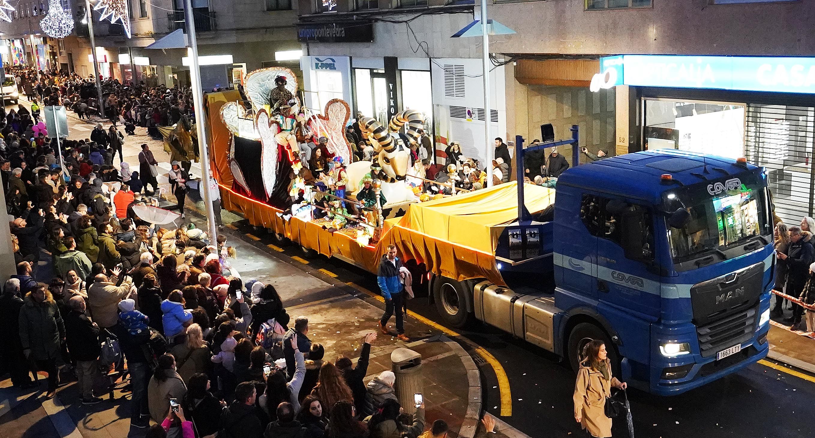 Cabalgata dos Reis Magos en Pontevedra