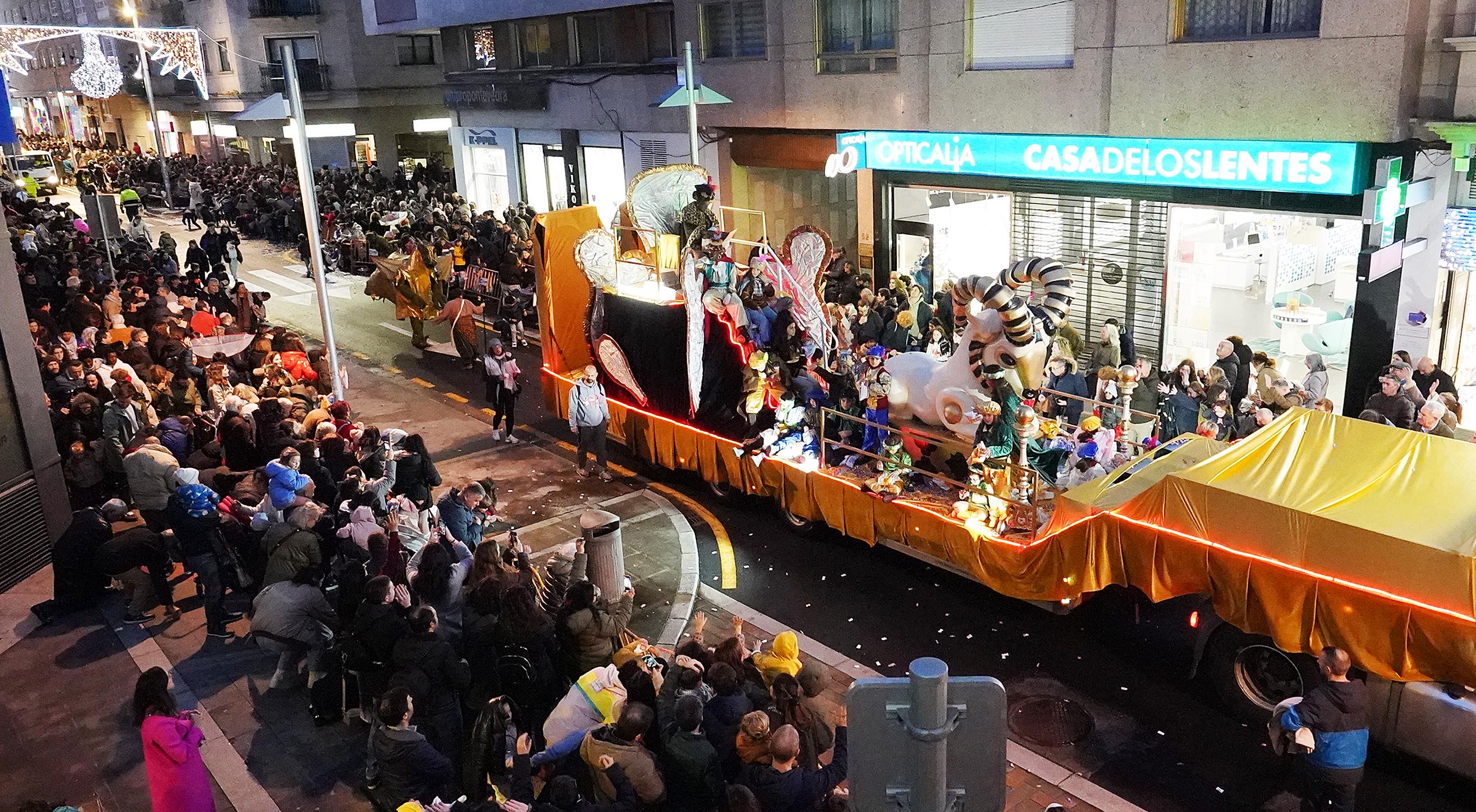 Cabalgata dos Reis Magos en Pontevedra