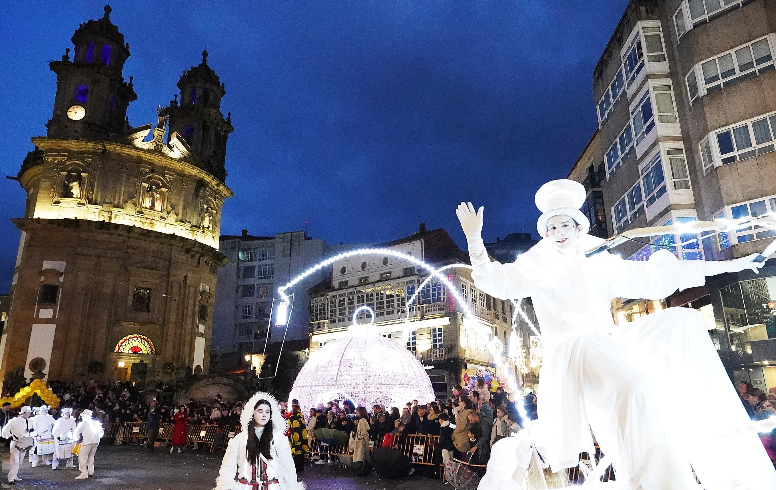 Cabalgata dos Reis Magos en Pontevedra