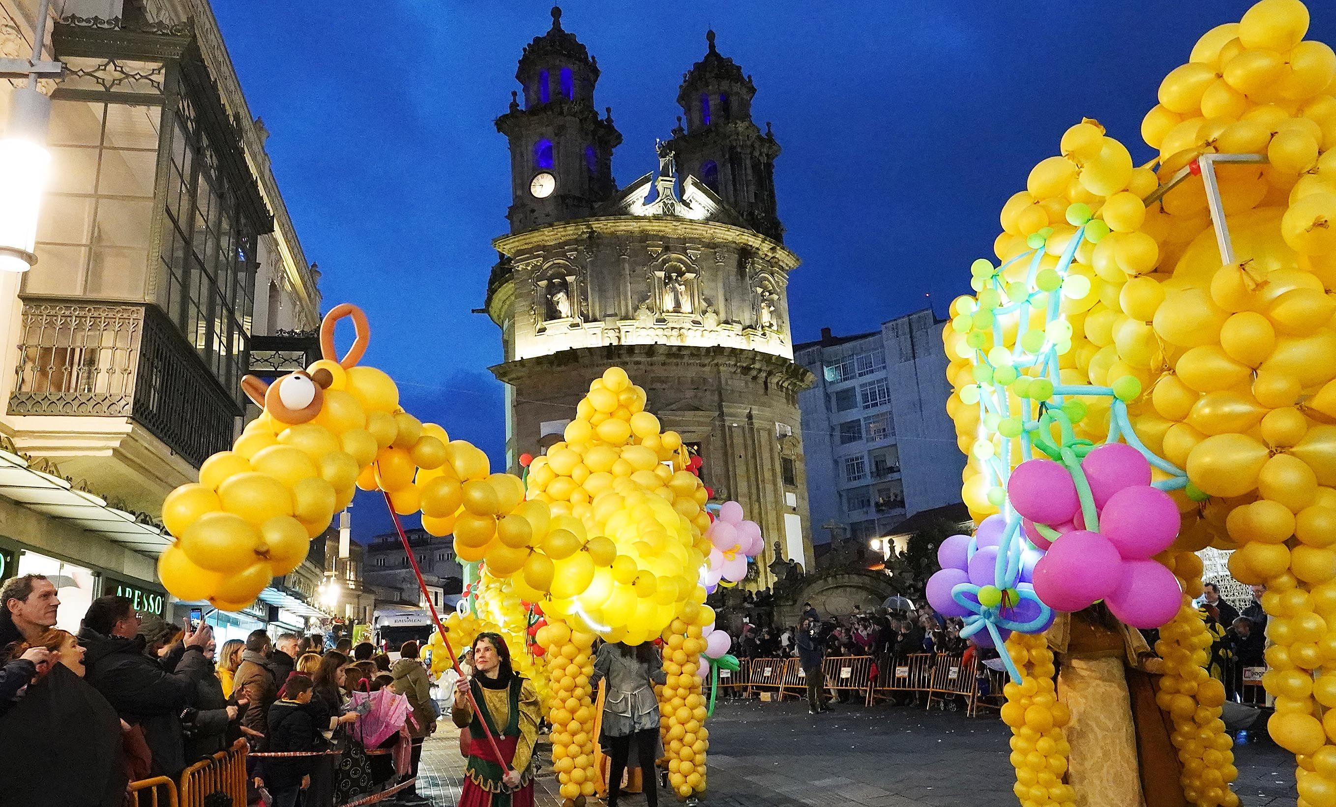 Cabalgata dos Reis Magos en Pontevedra