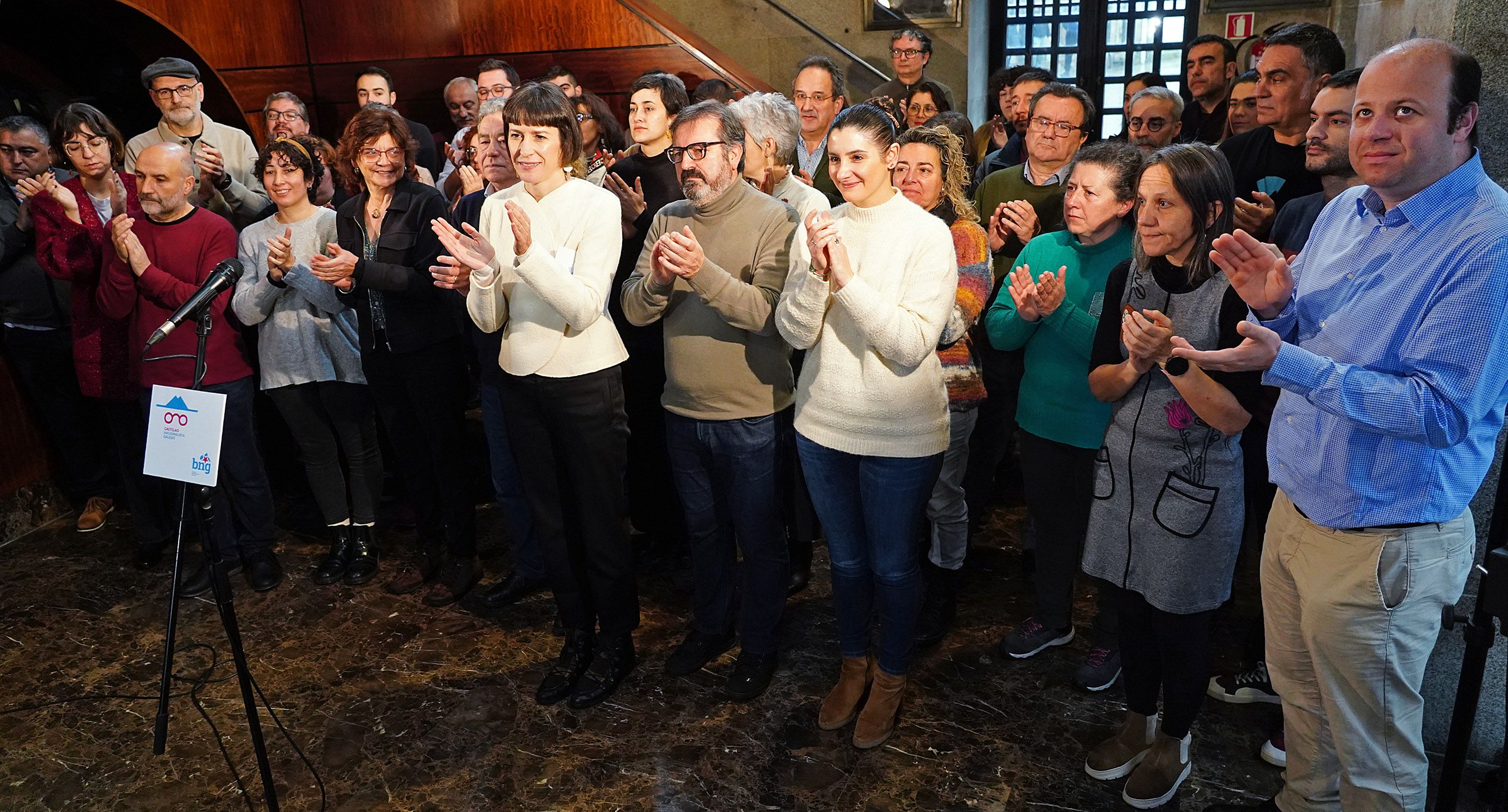 Acto do BNG en Pontevedra para iniciar a celebración do Ano Castelao