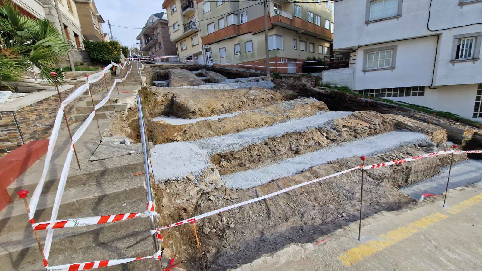 Zona de obras do Miradoiro da Peixeira