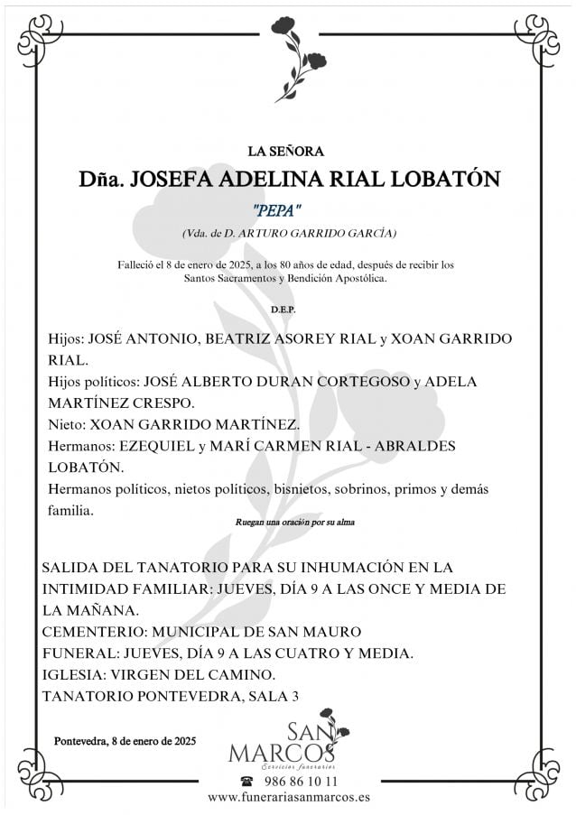 Josefa Adelina Rial Lobatón