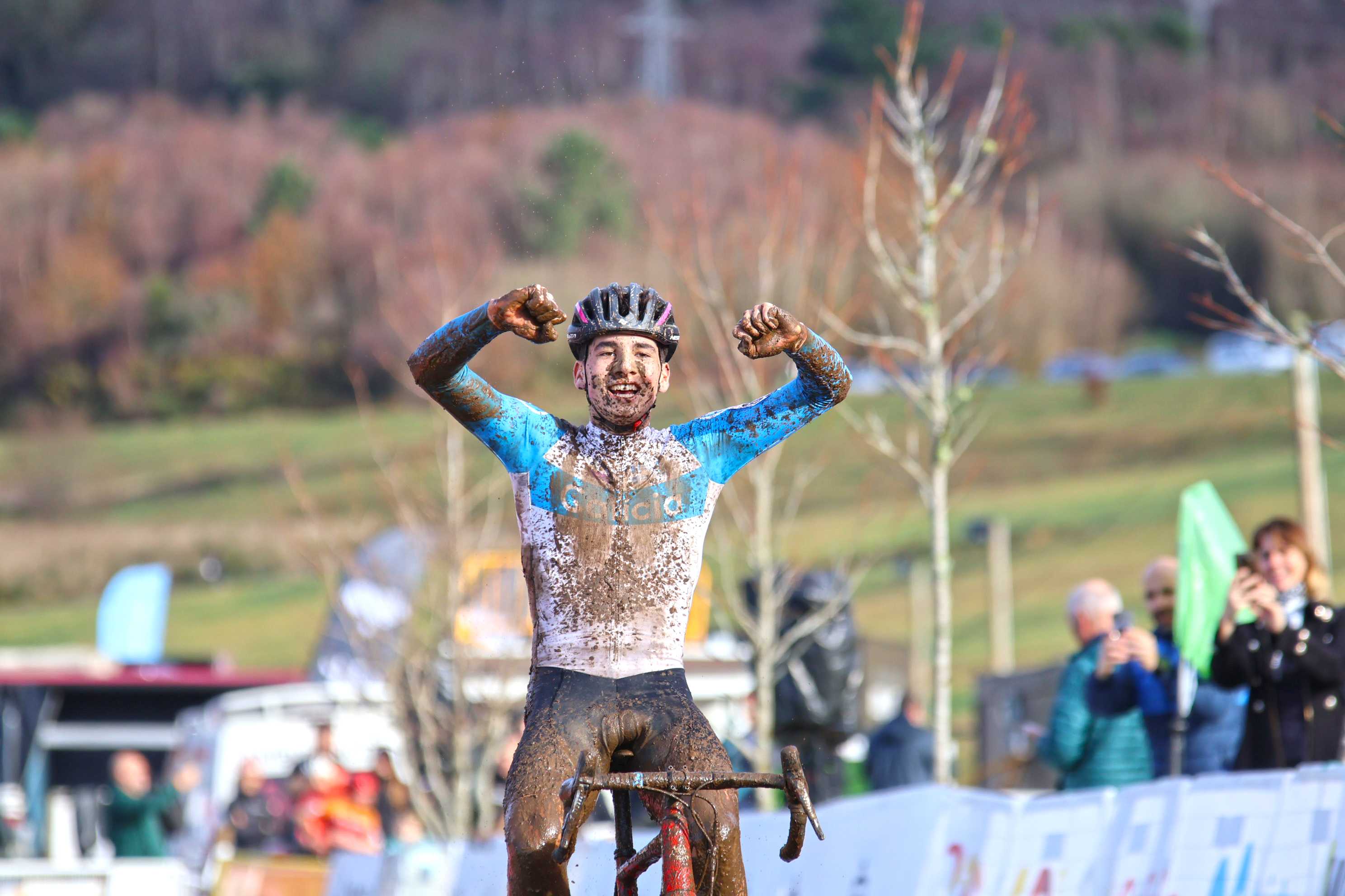 Lucas Lozano, no Campionato de España de Ciclocrós