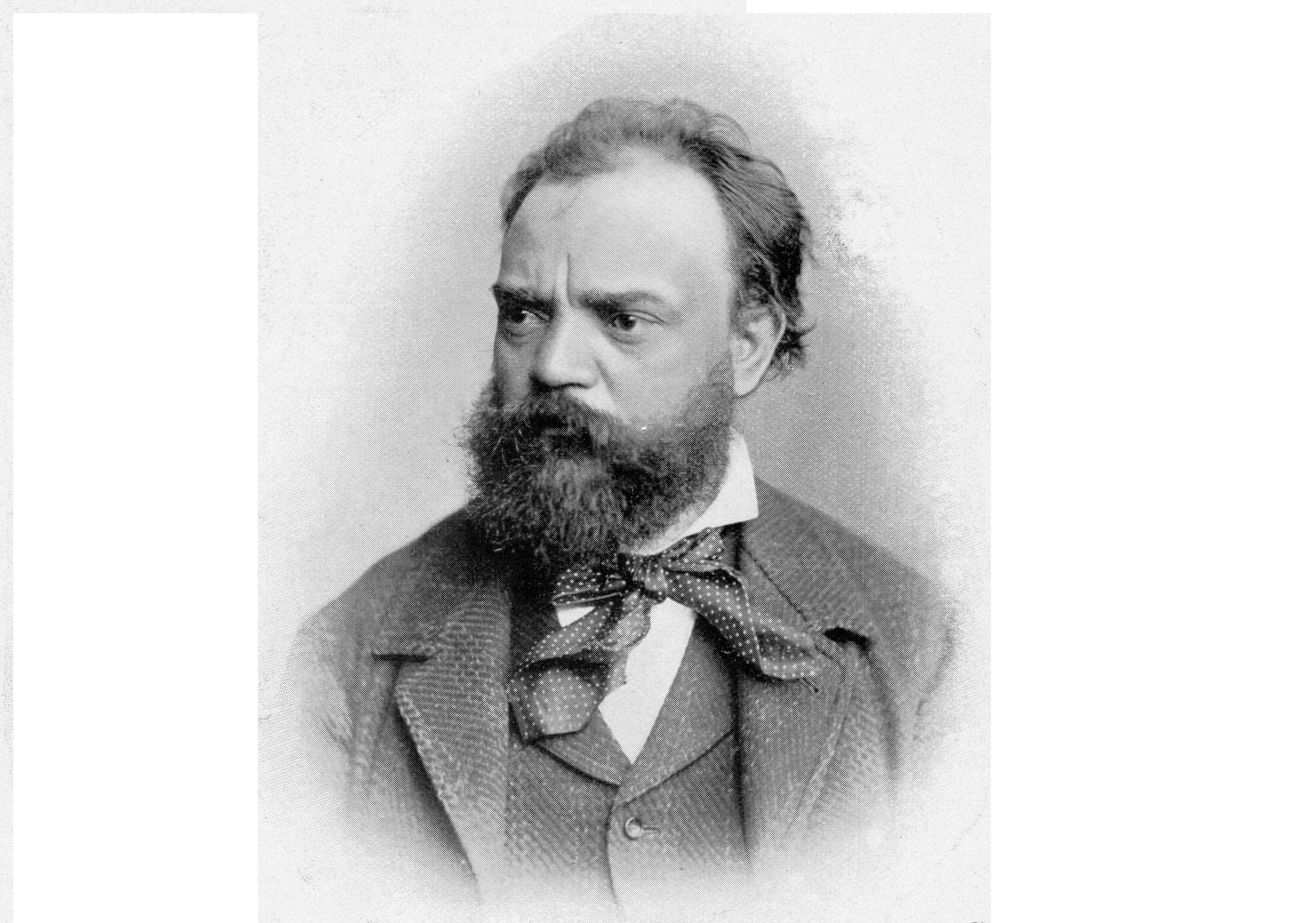 Retrato de Antonín Dvořák en 1882