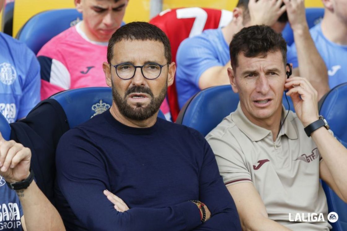 José Bordalás, no partido entre Las Palmas e Getafe