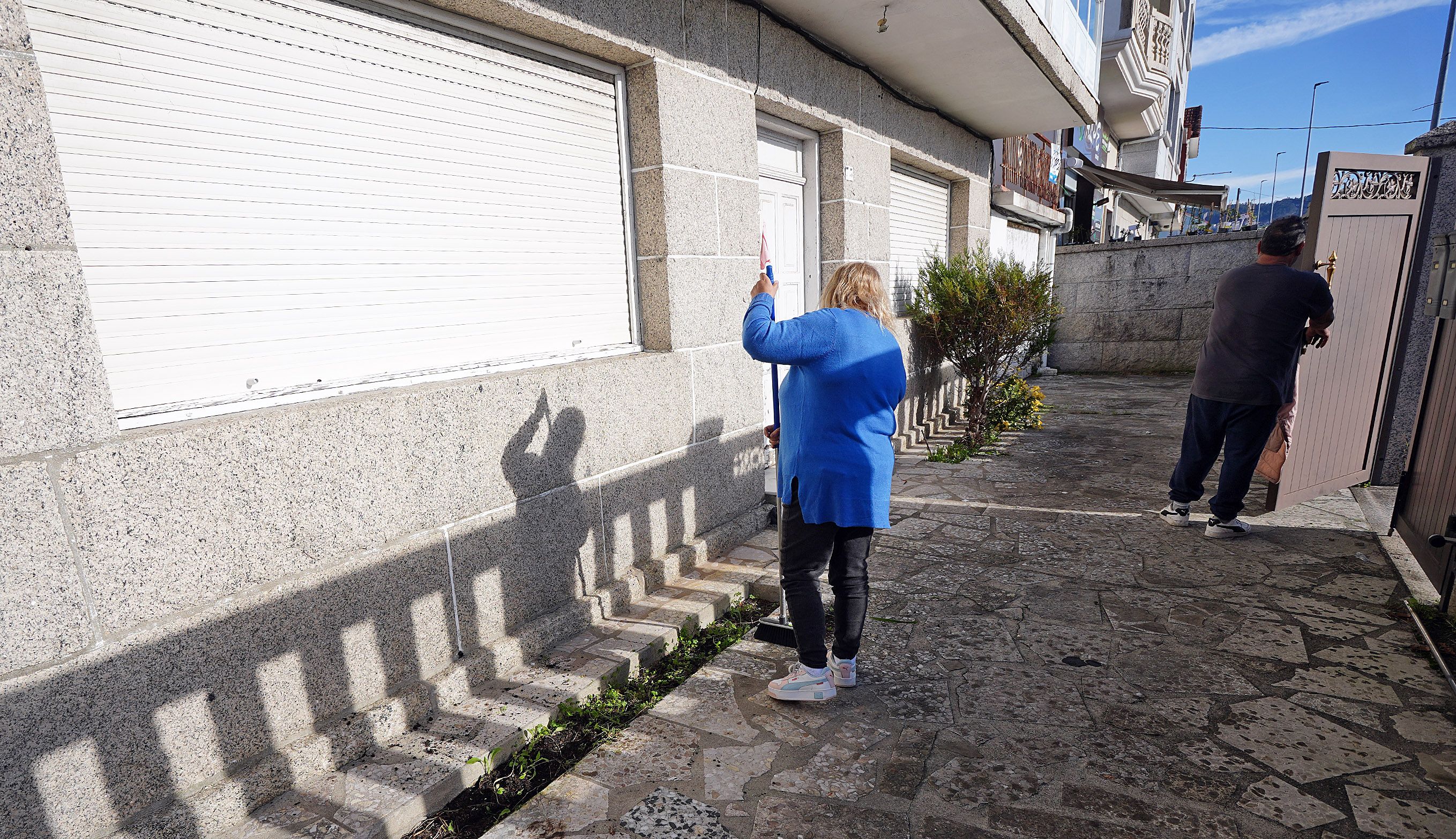 Encarnación e Antonio ocuparon ilegalmente unha casa en Combarro