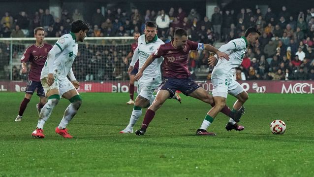 Partido de Copa do Rei entre Pontevedra e Getafe en Pasarón