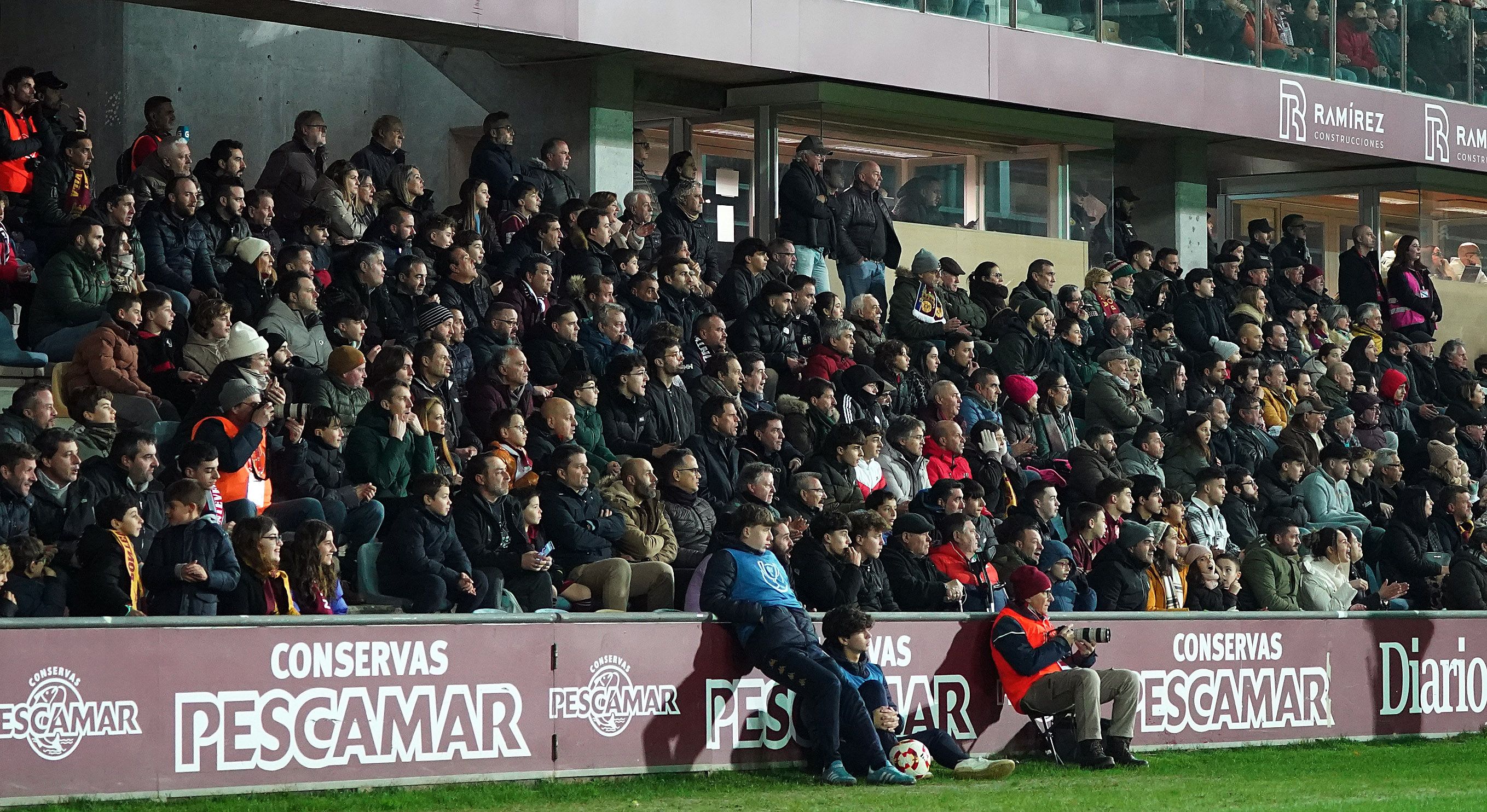 Oitavos de final da Copa do Rei entre Pontevedra e Getafe en Pasarón