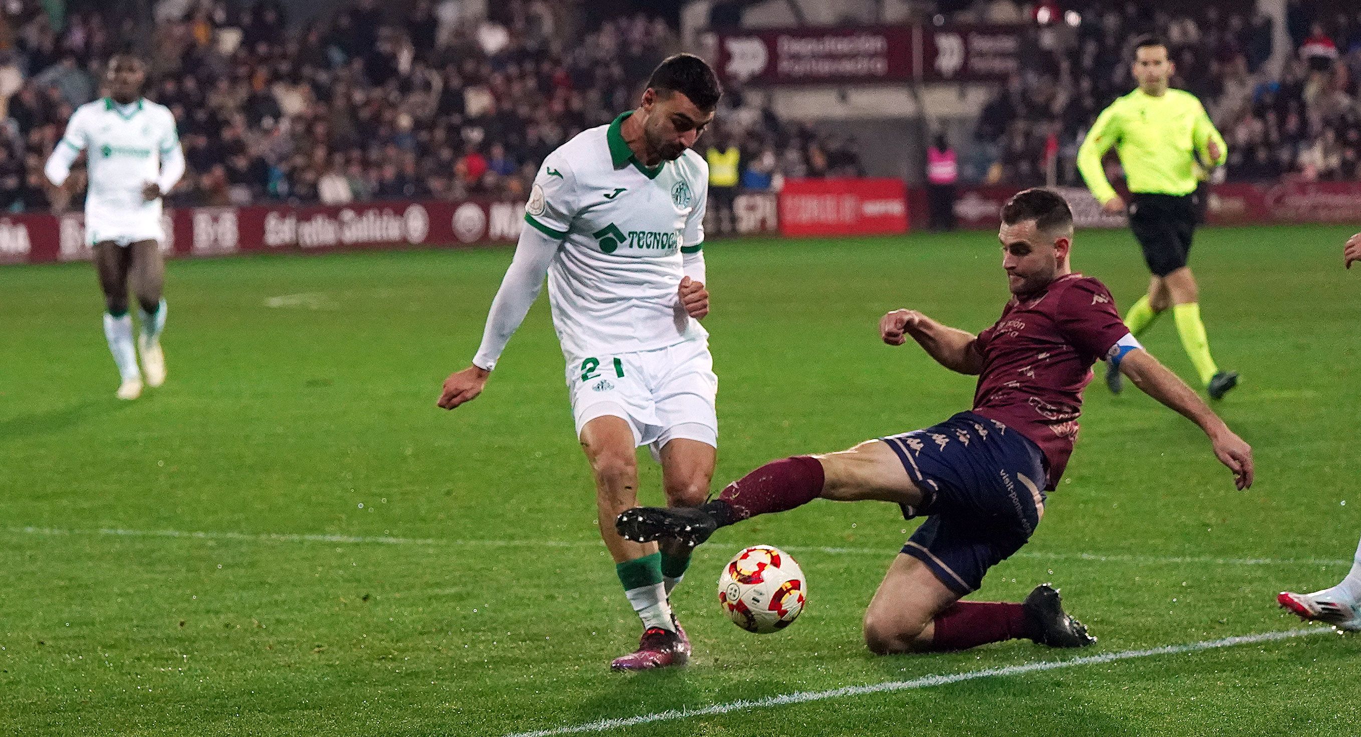 Oitavos de final da Copa do Rei entre Pontevedra e Getafe en Pasarón