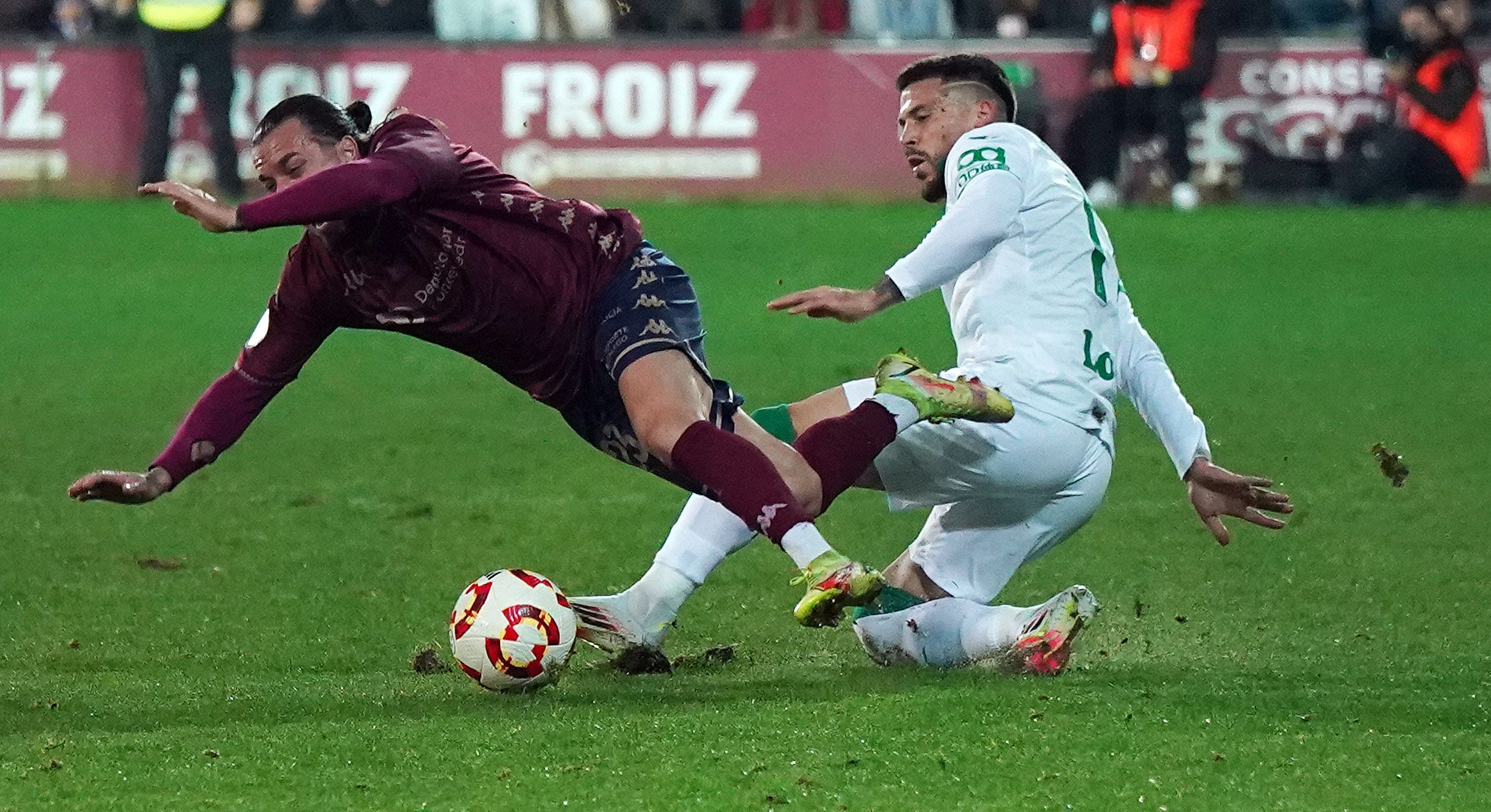 Oitavos de final da Copa do Rei entre Pontevedra e Getafe en Pasarón