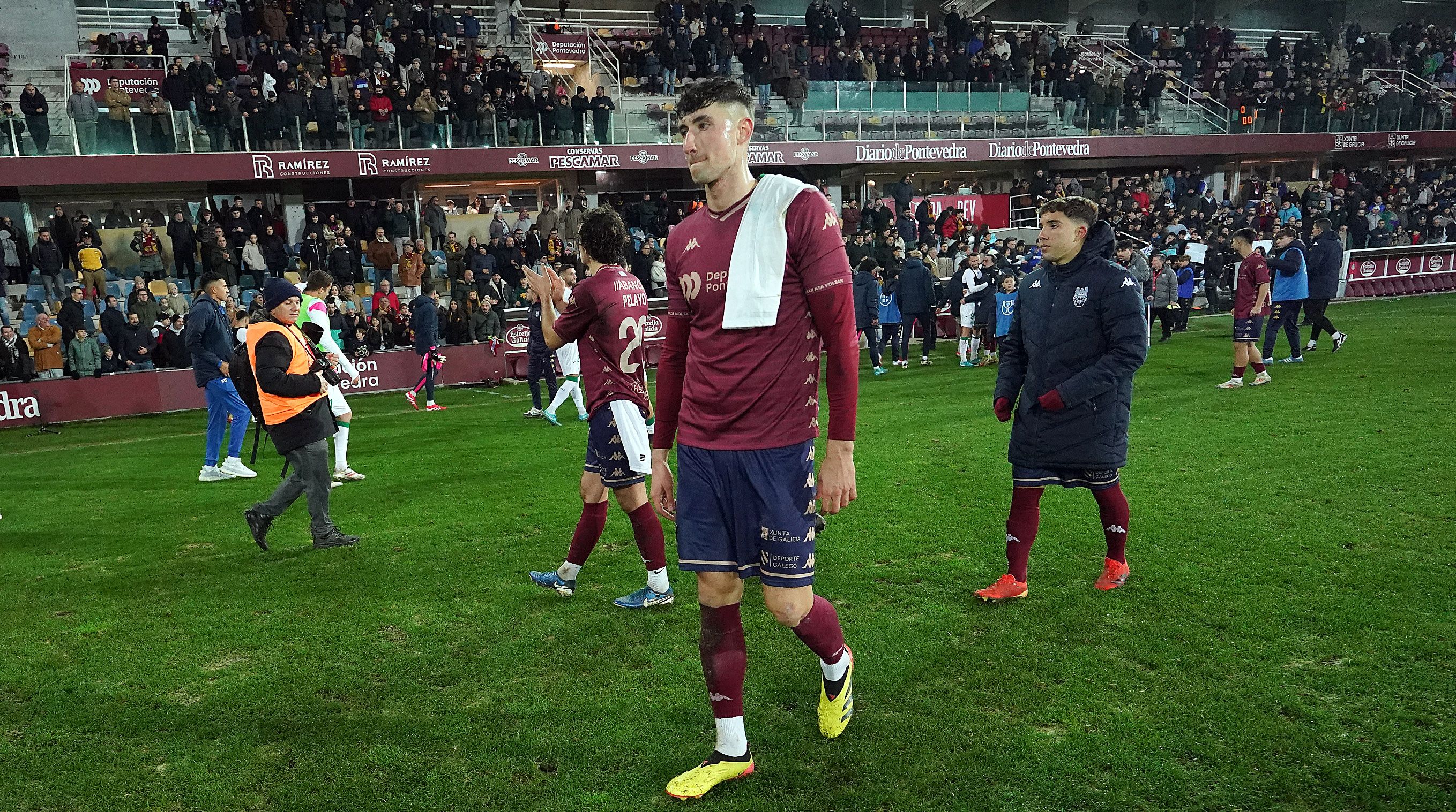 Oitavos de final da Copa do Rei entre Pontevedra e Getafe en Pasarón