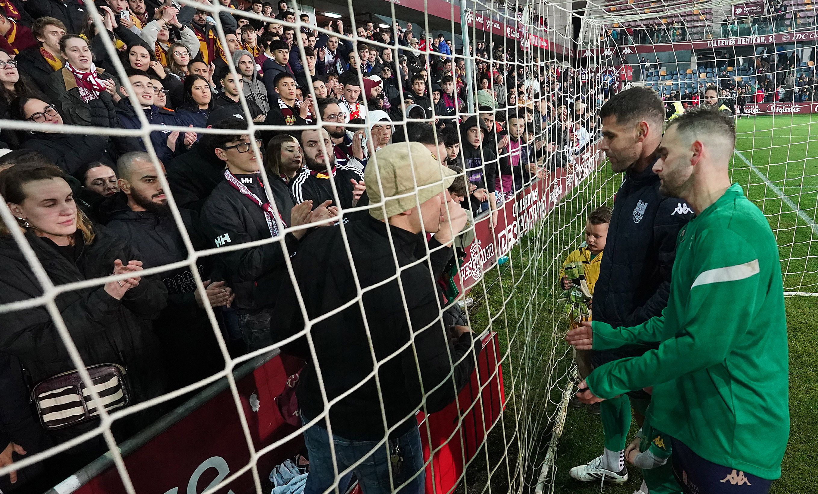 Oitavos de final da Copa do Rei entre Pontevedra e Getafe en Pasarón