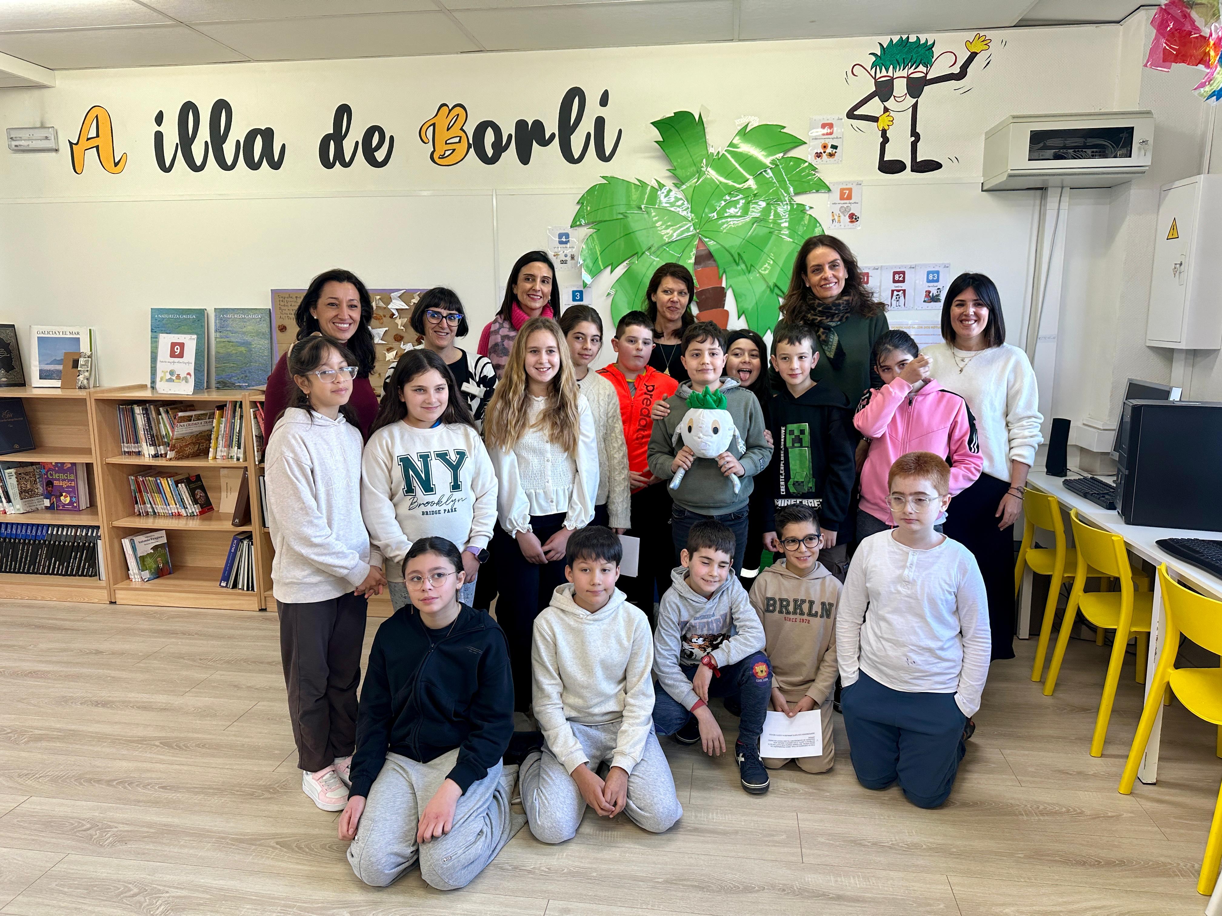 Visita da directora xeral de Ordenación e Innovación Educativa ao CEIP de Ardán