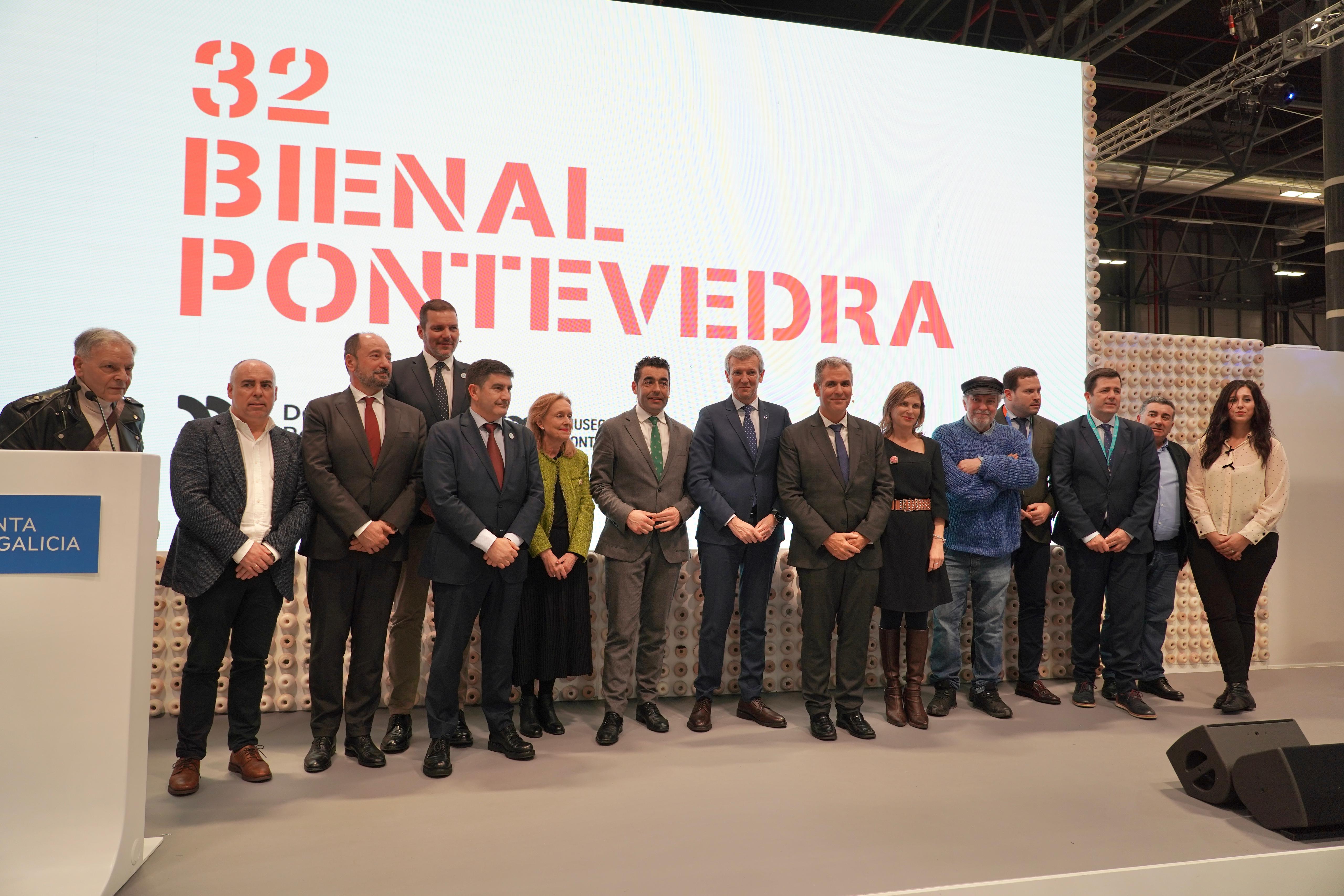 Presentación de la 32 Bienal de Arte Pontevedra en Fitur