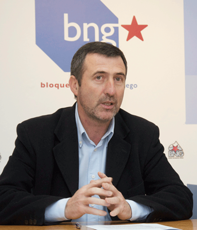 Xosé Manuel Abraldes, candidato del BNG en Barro